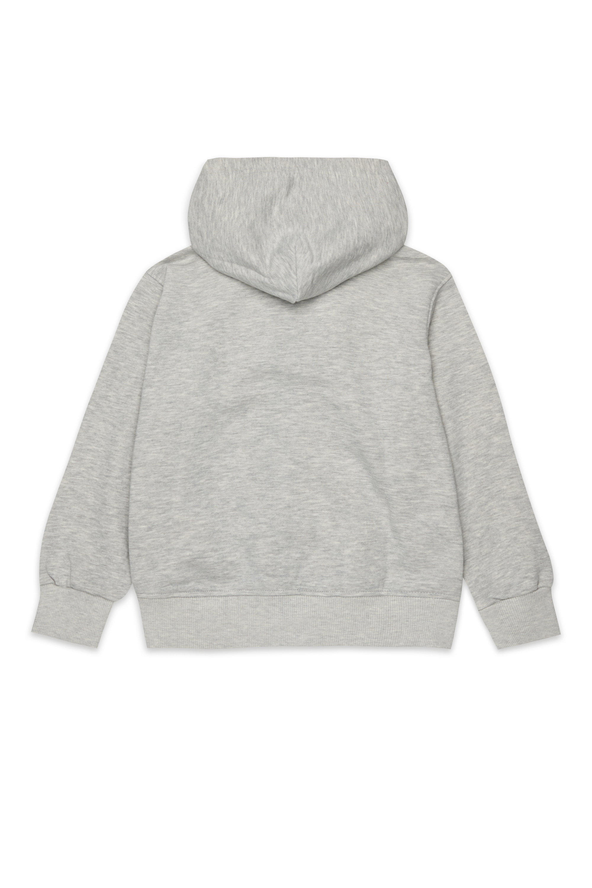 Diesel - SDROPSHOODZ OVER, Man's Cotton zip-up hoodie in Grey - 2