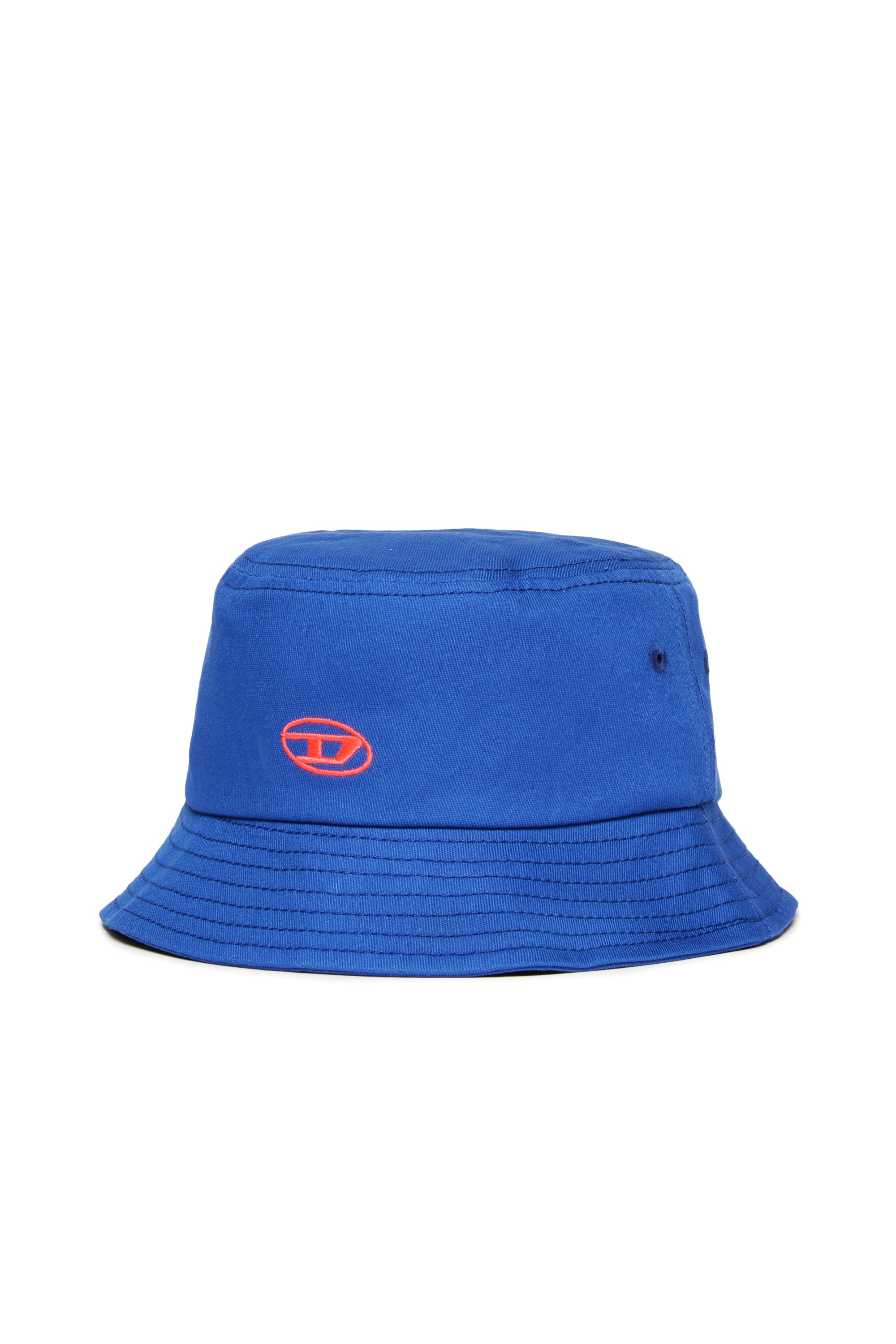 Diesel - FIRCUS, Cappello da pescatore con ricamo Oval D Unisex in Blu - 1