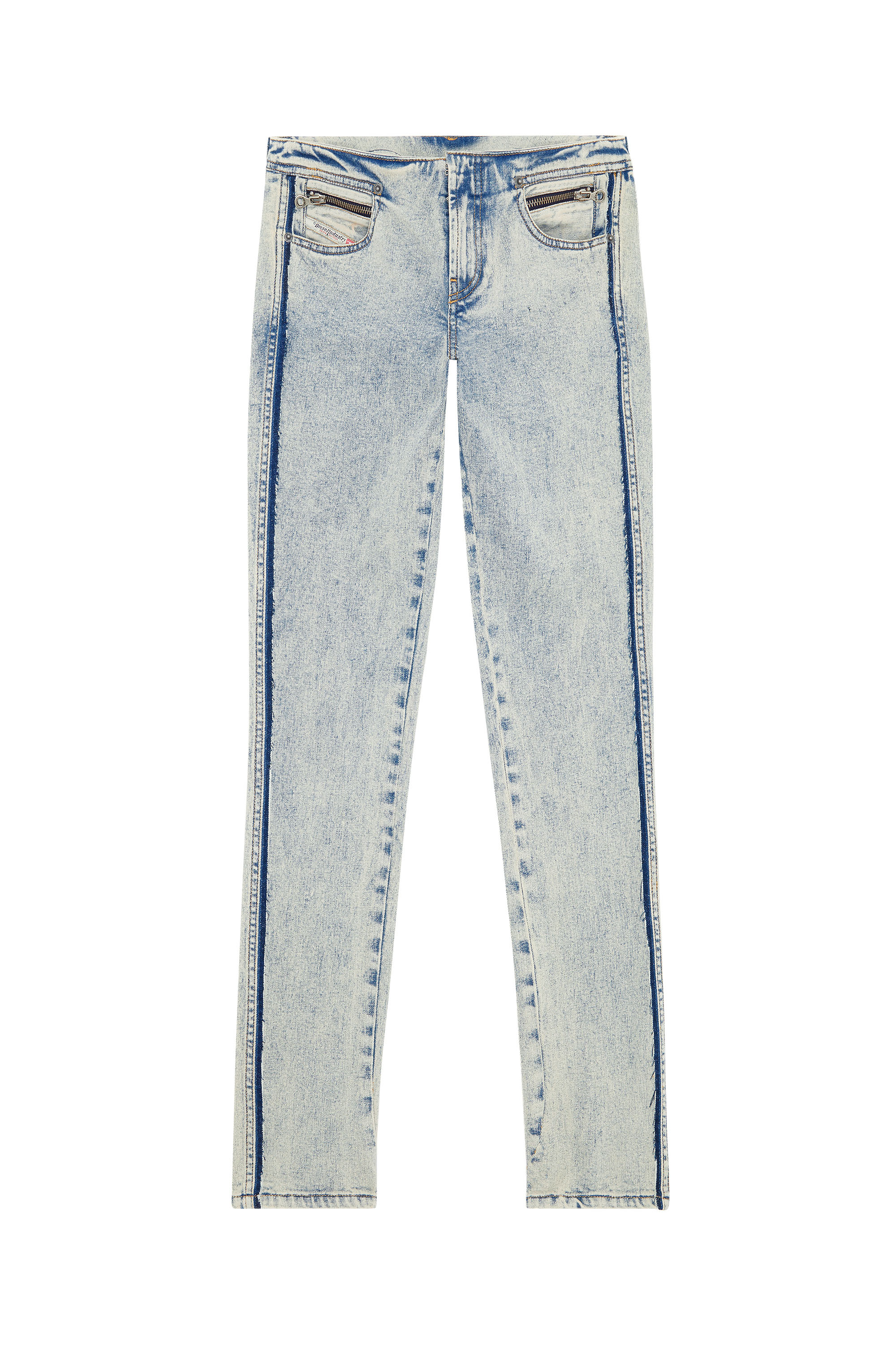 Diesel - Skinny Jeans D-Tail 09F12, Mittelblau - Image 1