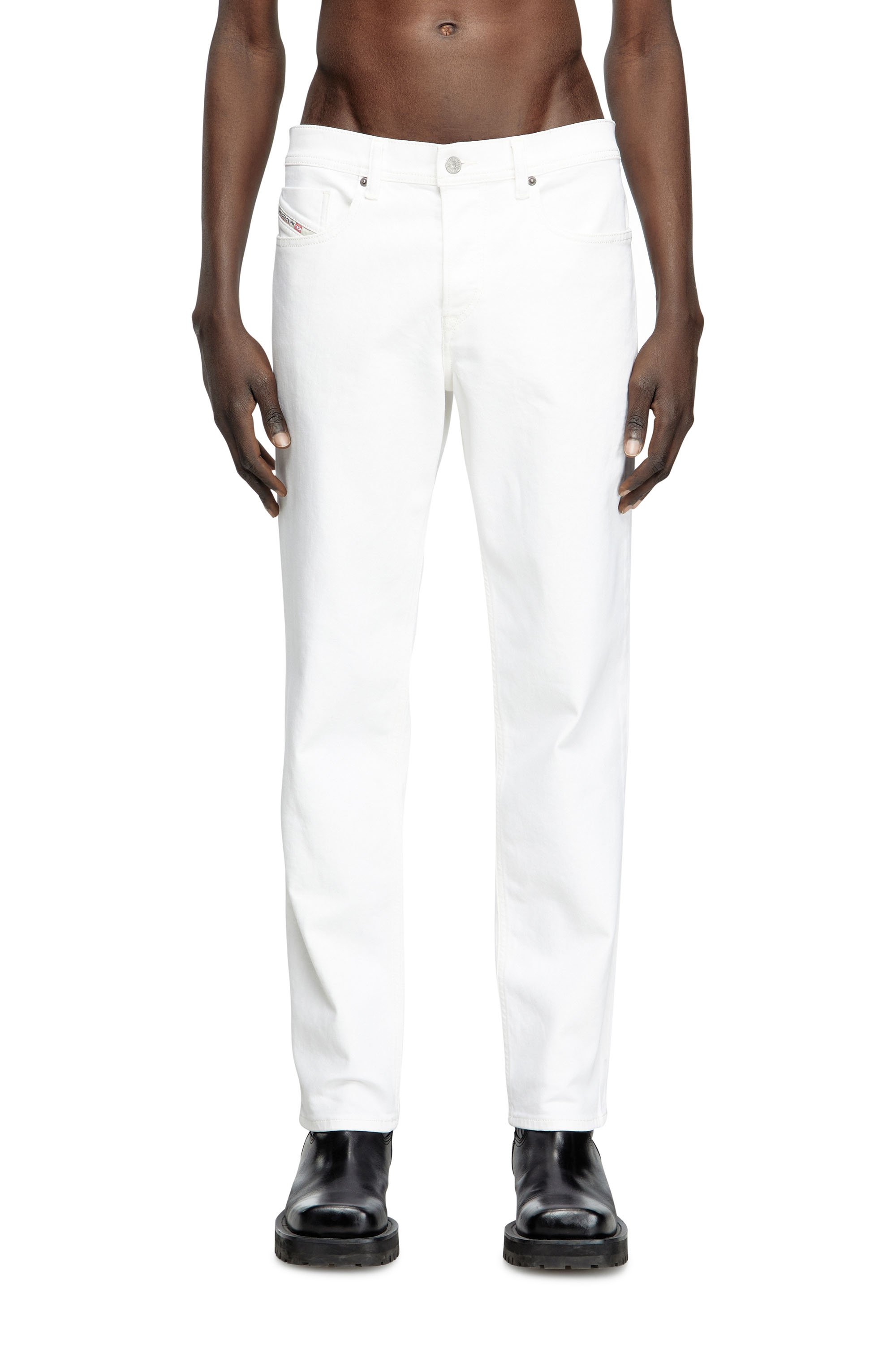 Diesel - Regular Jeans 2023 D-Finitive 09K05 Uomo, Bianco - Image 1