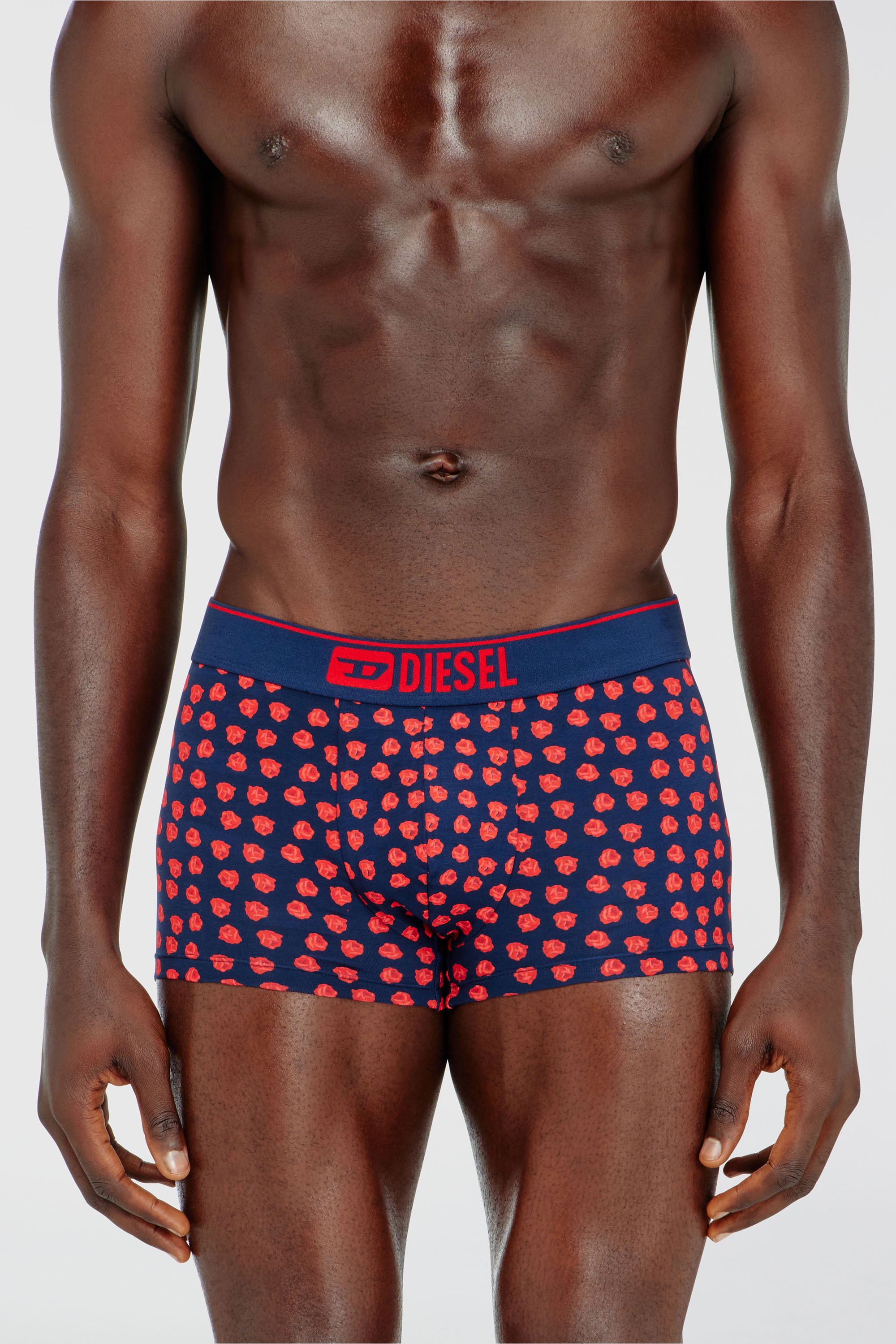 Diesel - DAMIEN-D-BOX-3PACK, Lot de trois boxers avec imprim&eacute; rose Homme in Polychrome - 2