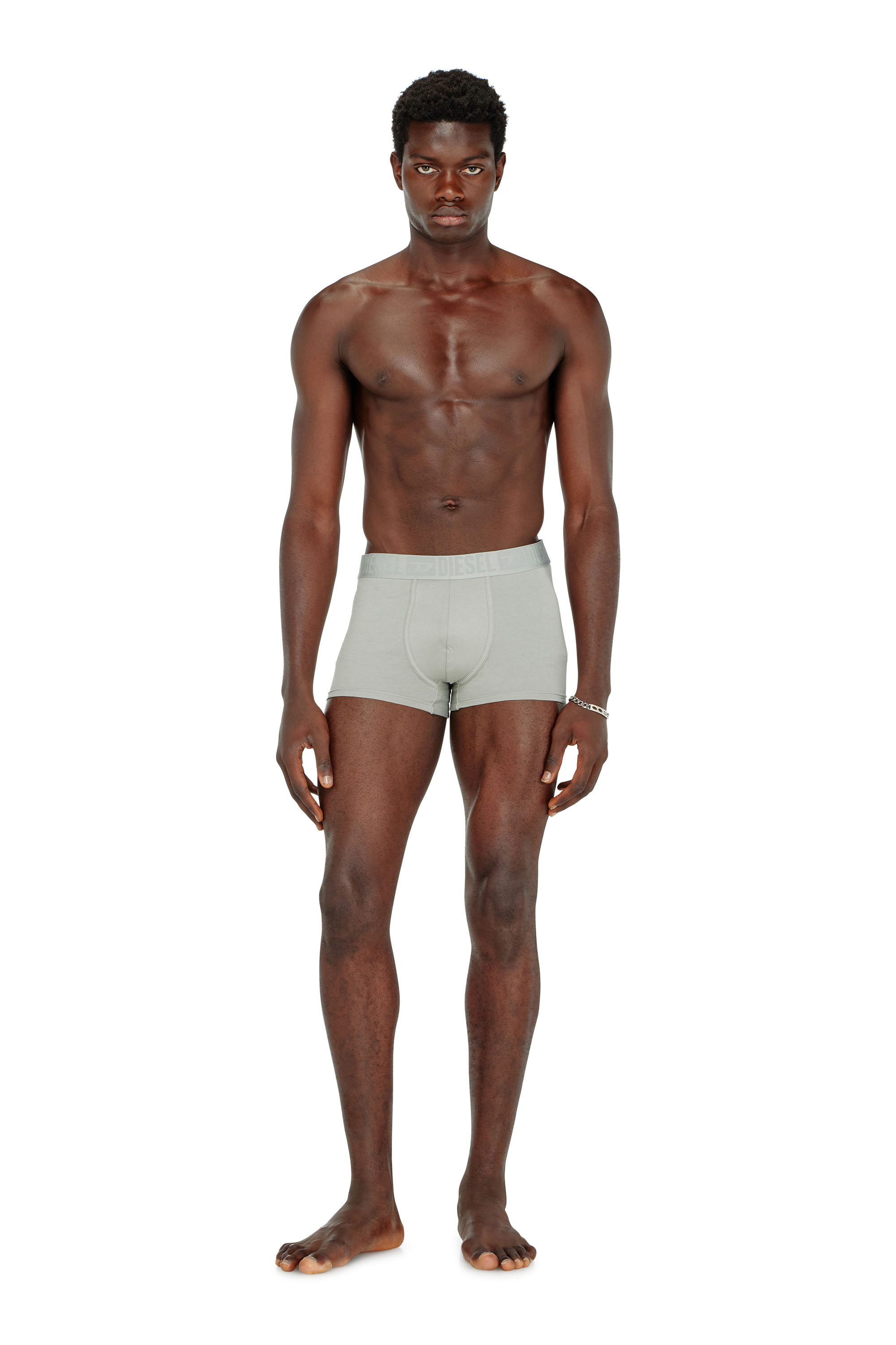 Diesel - MIKE-D-CORE-3PACK, Lot de trois boxers en coton stretch avec ceinture ton sur ton Homme in ToBeDefined - 1