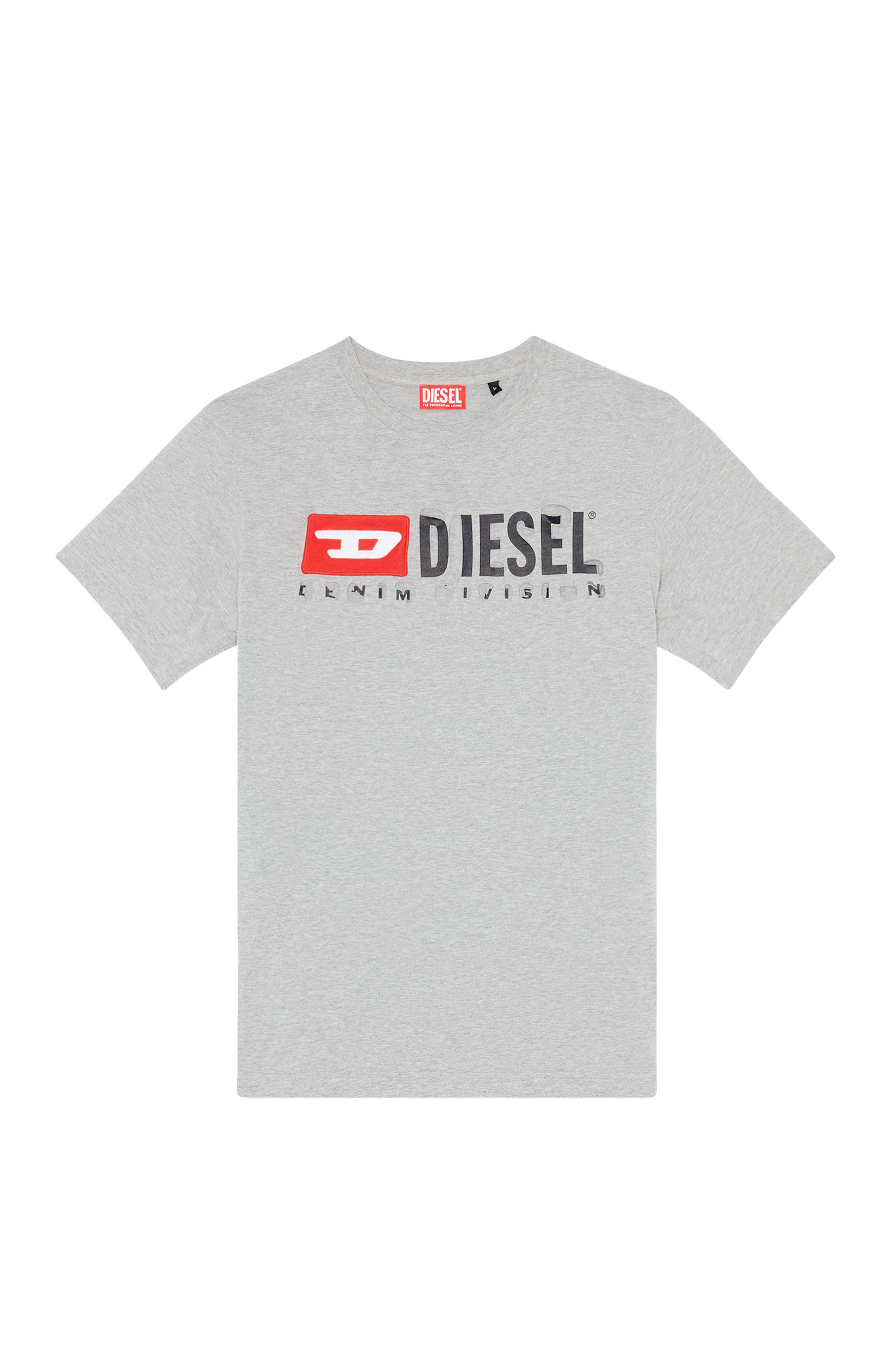 Diesel - T-JUST-DIVSTROYED, Grigio - Image 3