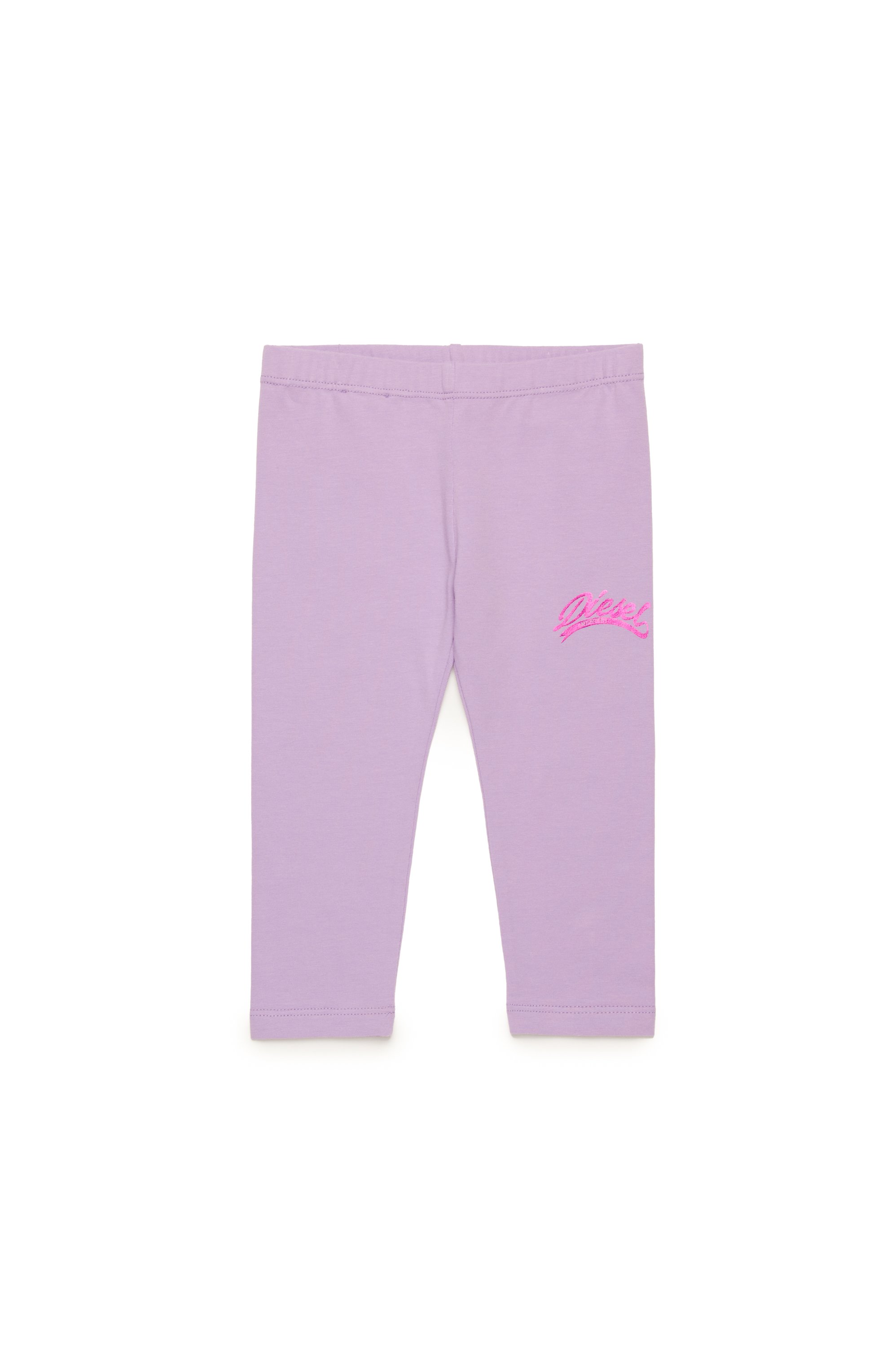 Diesel - PSTRAB, Legging avec logo métallisé Femme in Violet - 1