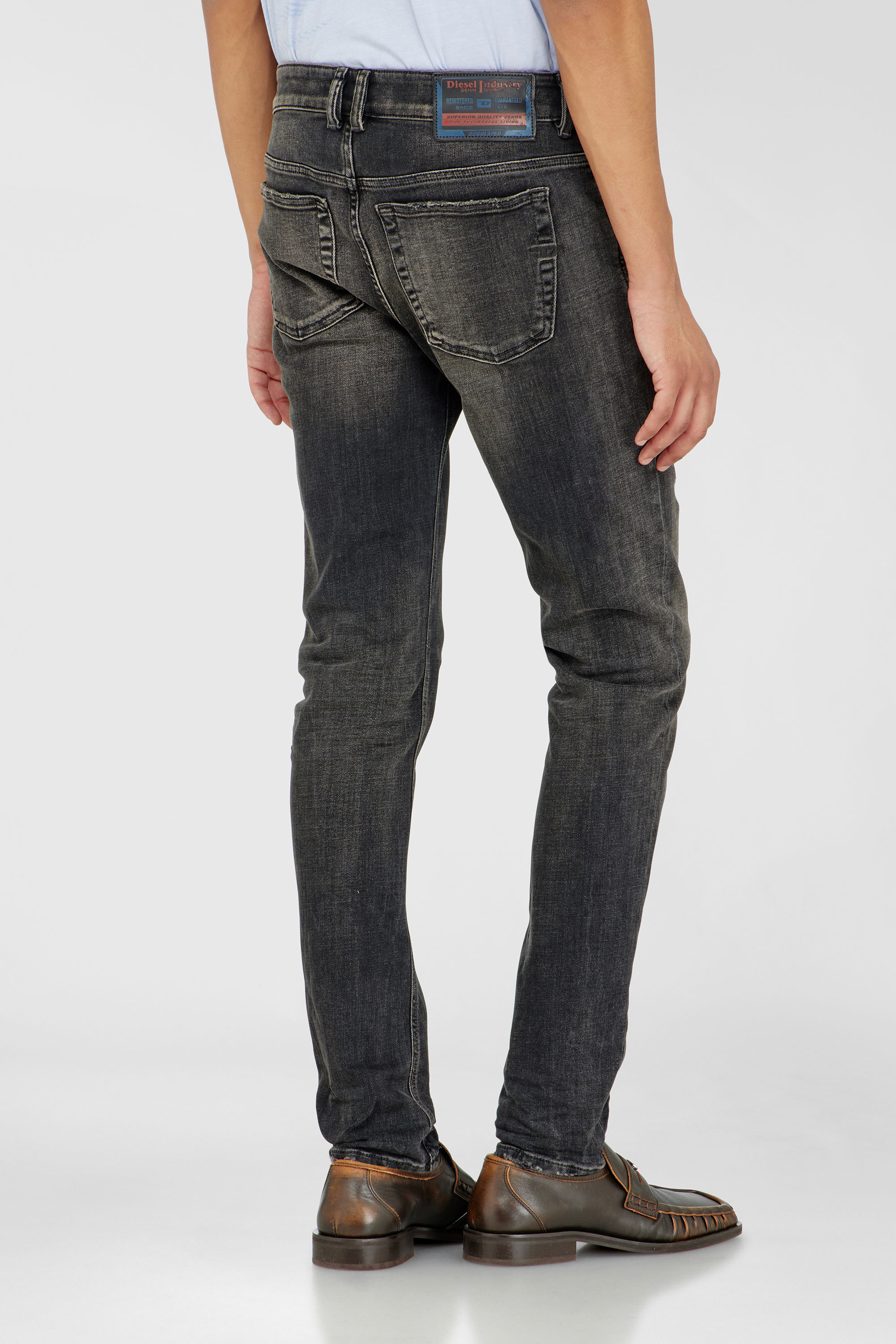 Diesel - Skinny Jeans 1979 Sleenker 09P77 Homme, Noir/Gris fonc&eacute; - Image 5