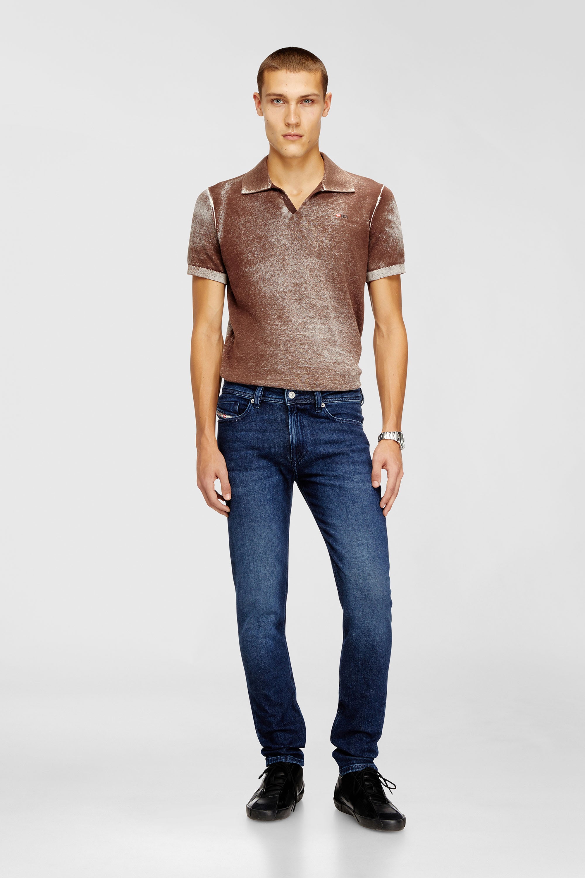Diesel - Herren Skinny Jeans 1979 Sleenker 0ADBF, Dunkelblau - 2