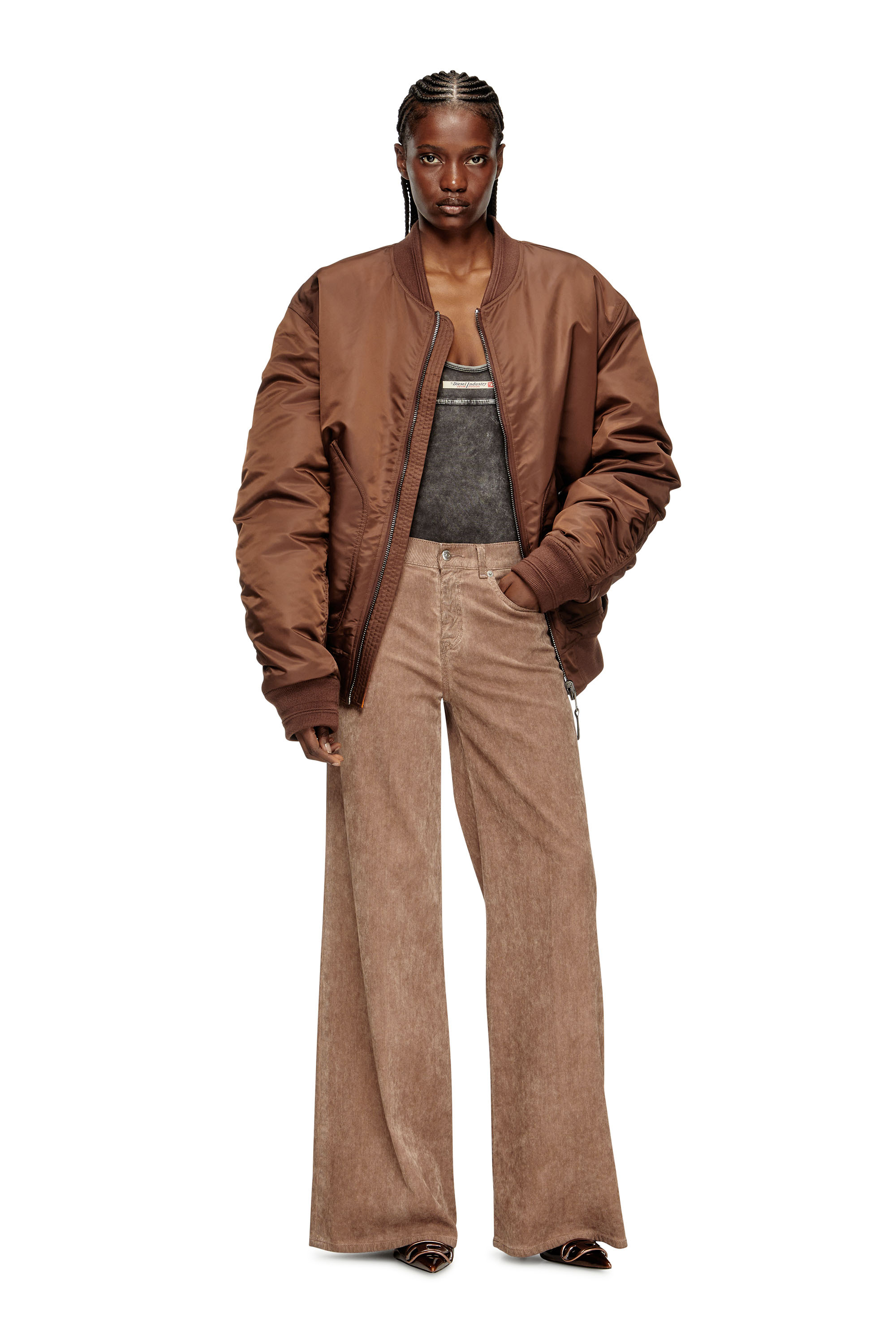 Flare Jeans 1978 D-Akemi 068SD, Rose Diesel - Flare Jeans 1978 D-Akemi 068SD Femme, Rose - Image 1