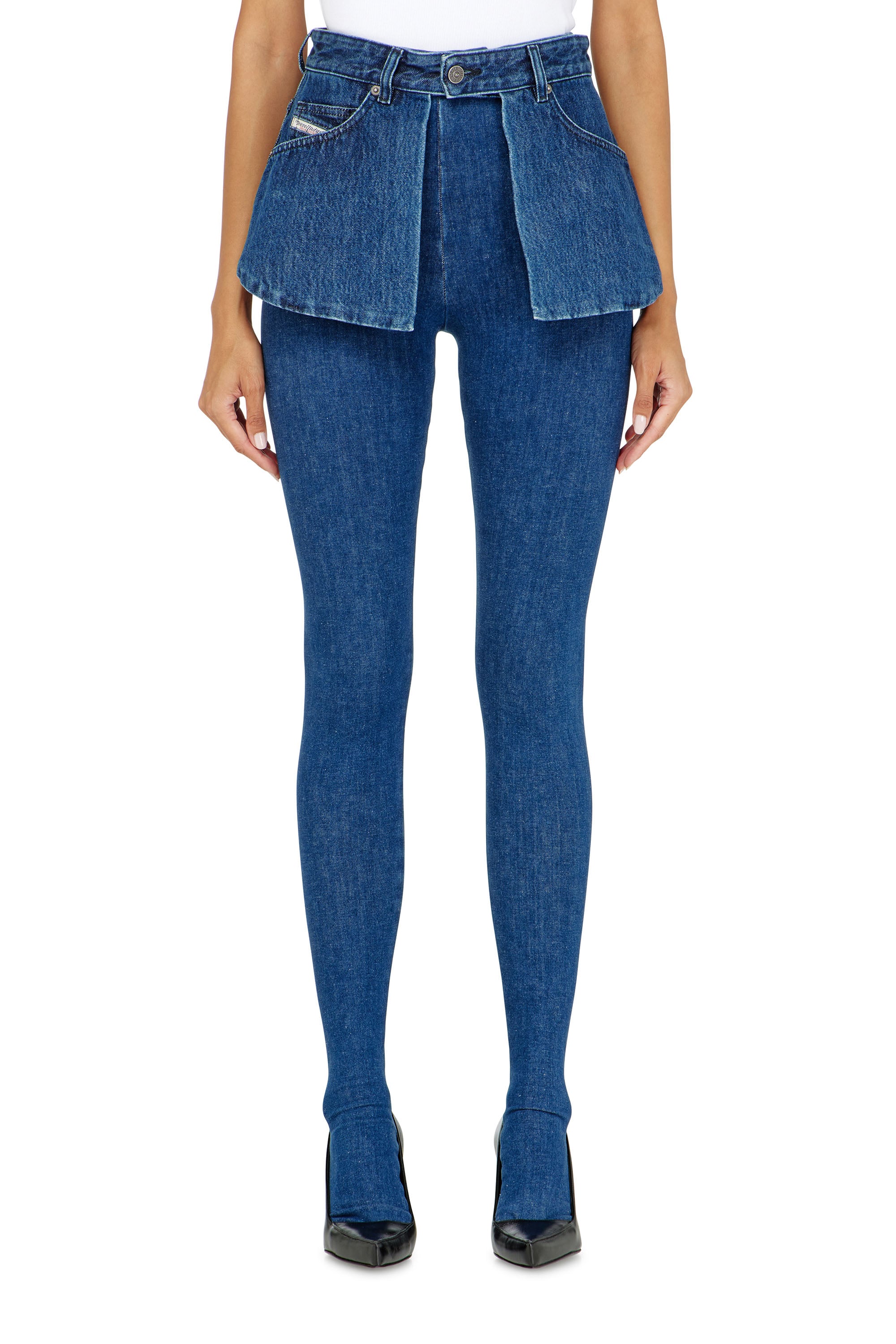 Diesel - Skinny Jeans D-Spika 09R31 Donna, Blu Scuro - Image 4