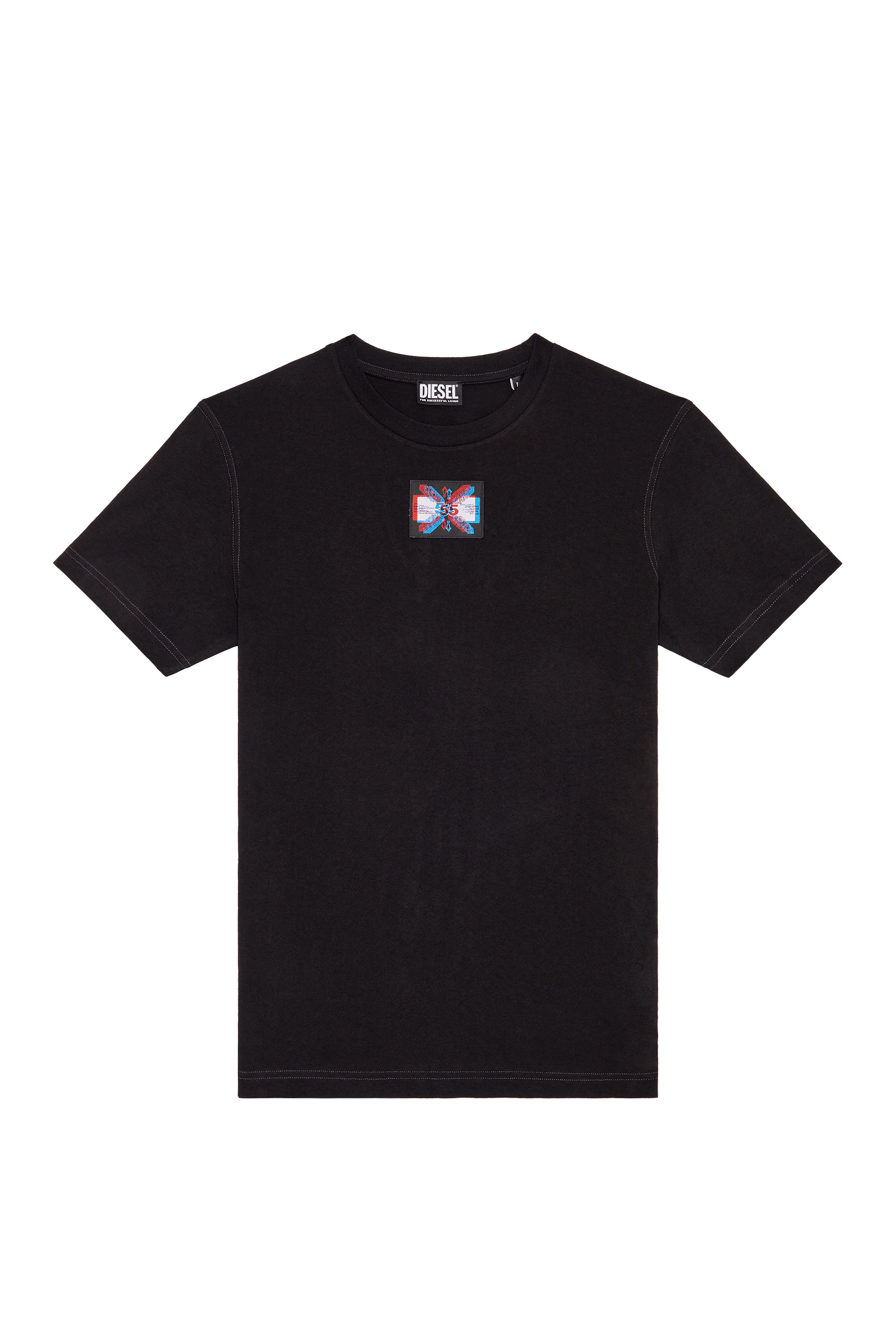 T-DIEGOR-E16, Noir - T-Shirts