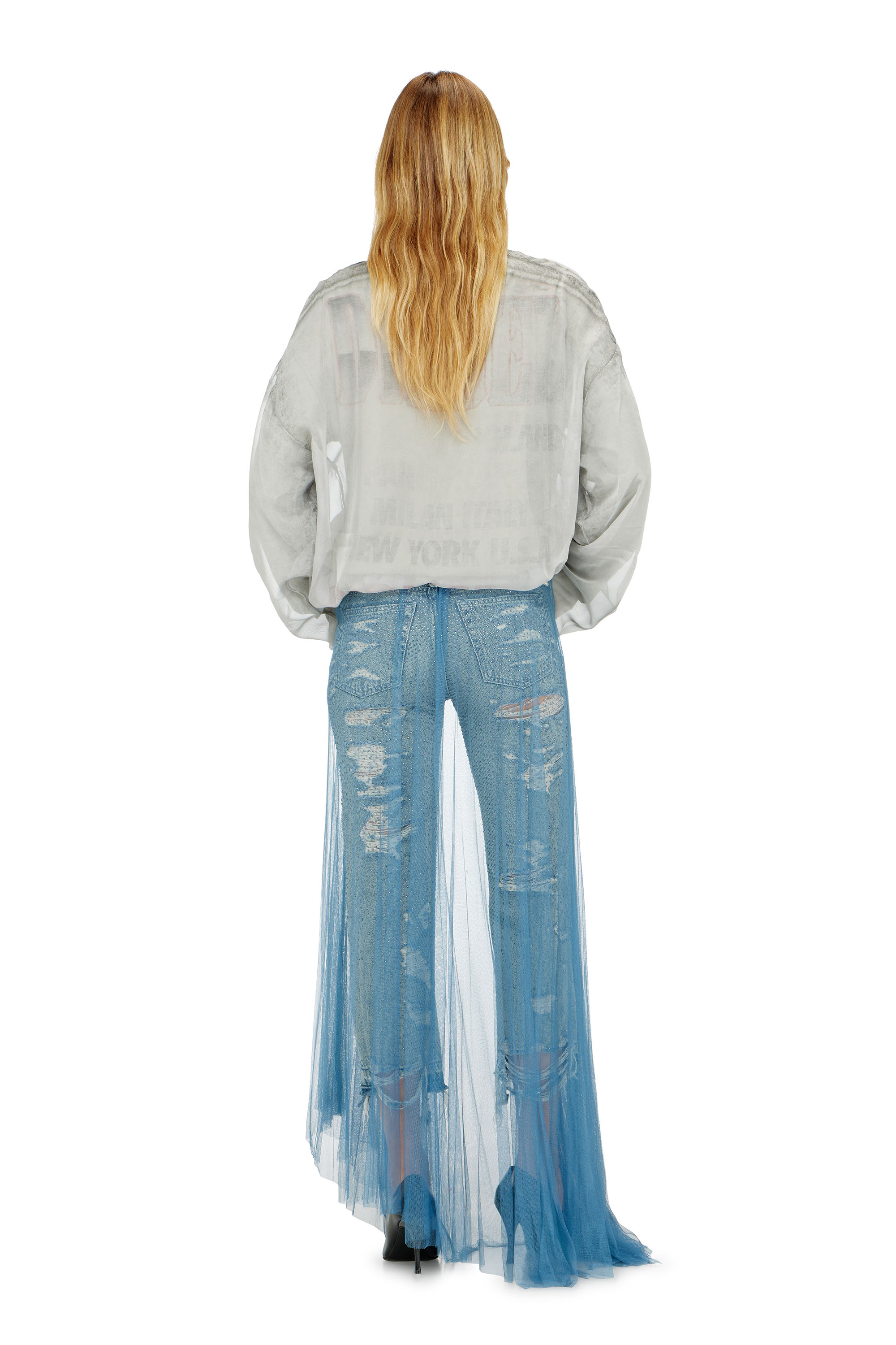 Diesel - Damen Regular Jeans D-Aisi 0DBER, Mittelblau - 3