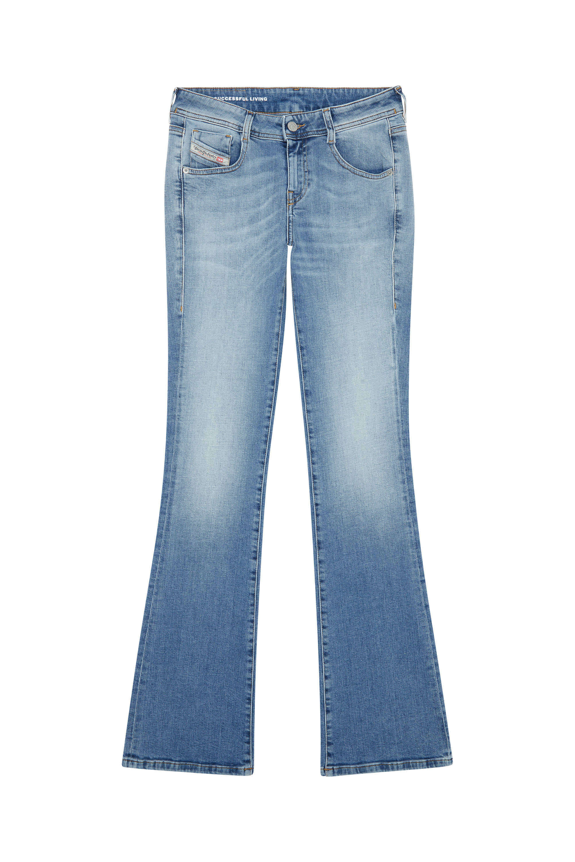 Diesel - Bootcut and Flare Jeans 1969 D-Ebbey 09K06, Bleu Clair - Image 3