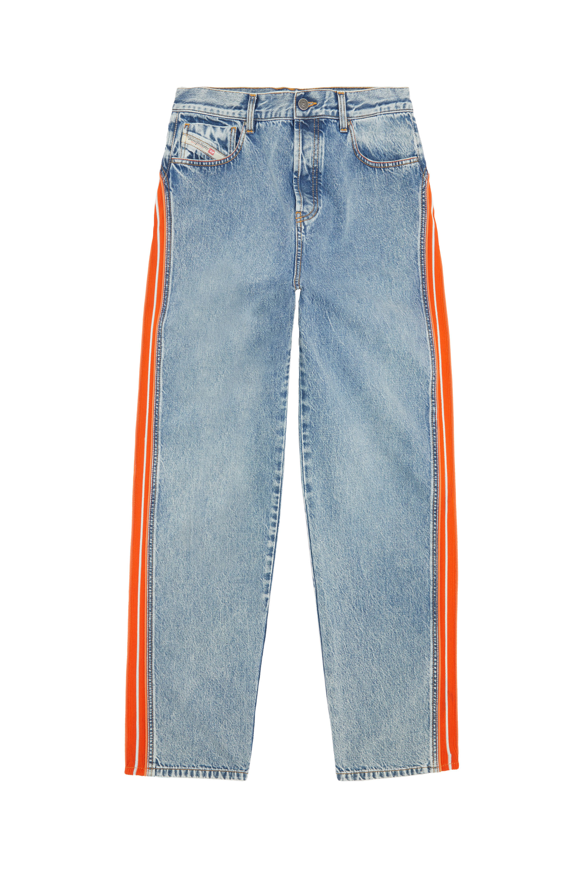 Diesel - D-Vulkos 0EMAH Straight Jeans, Blu Chiaro - Image 5