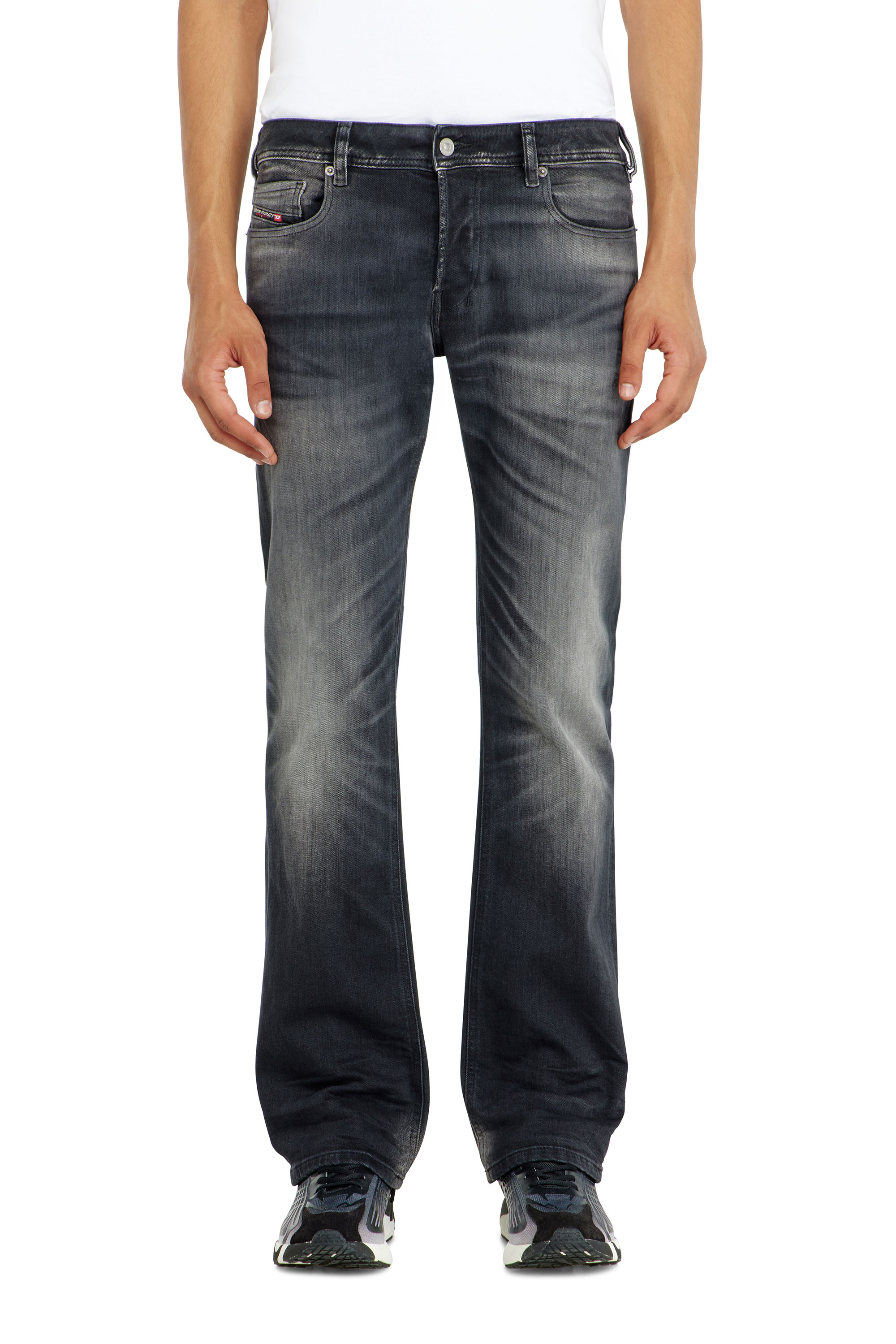 Diesel - Herren Bootcut Jeans 2007 Zatiny 09P38, Schwarz/Dunkelgrau - 1