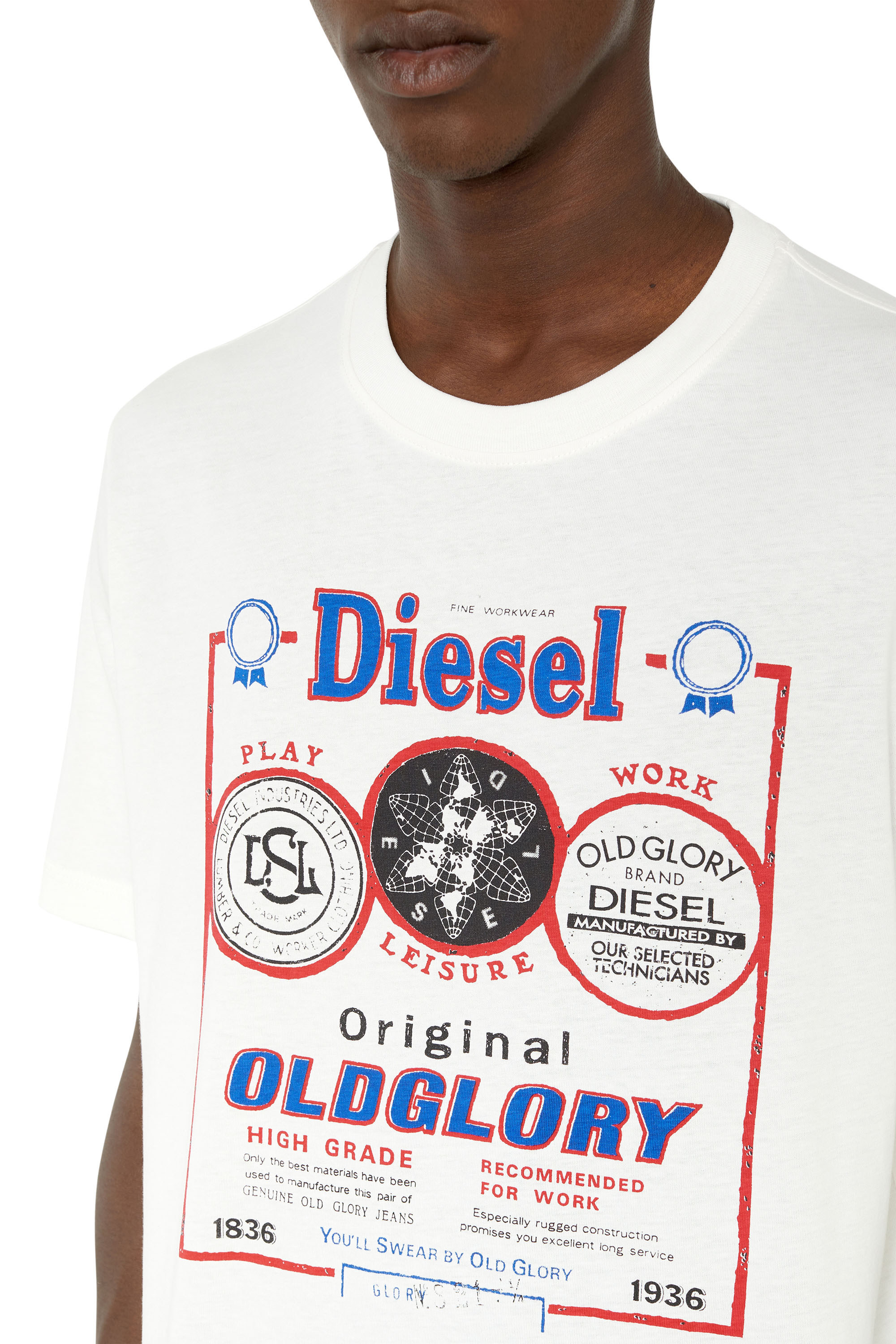 Diesel - T-JUST-E36, Bianco - Image 5