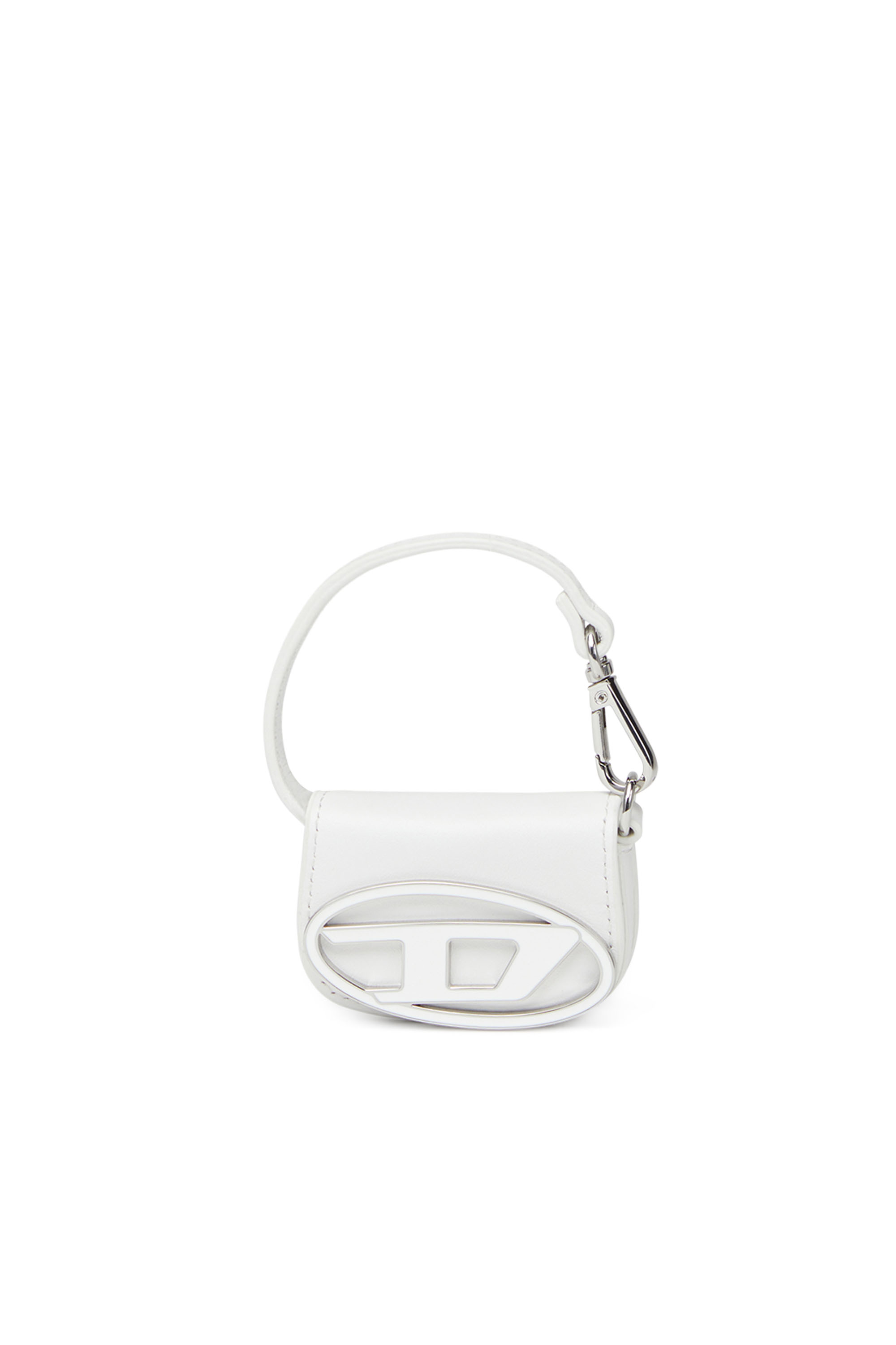 Diesel - 1DR MICRO, Charm per borsa in pelle Donna in Bianco - 1