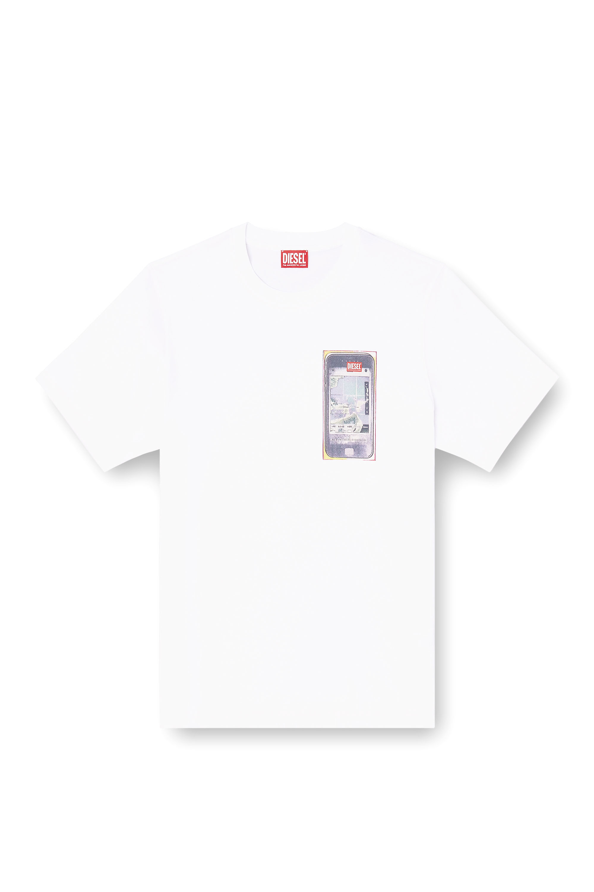 Diesel - T-ADJUST-V1, T-shirt in cotone regular con stampa digitale Uomo in ToBeDefined - 2