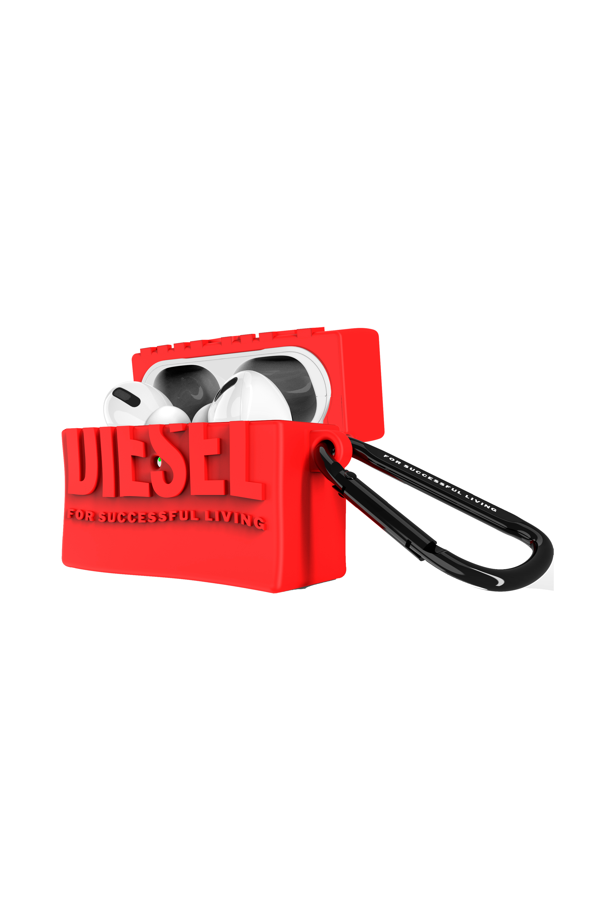Diesel - 54135 AIRPOD CASE, Mixte Coque D By Airpods Pro / Pro 2 in Rouge - Image 4
