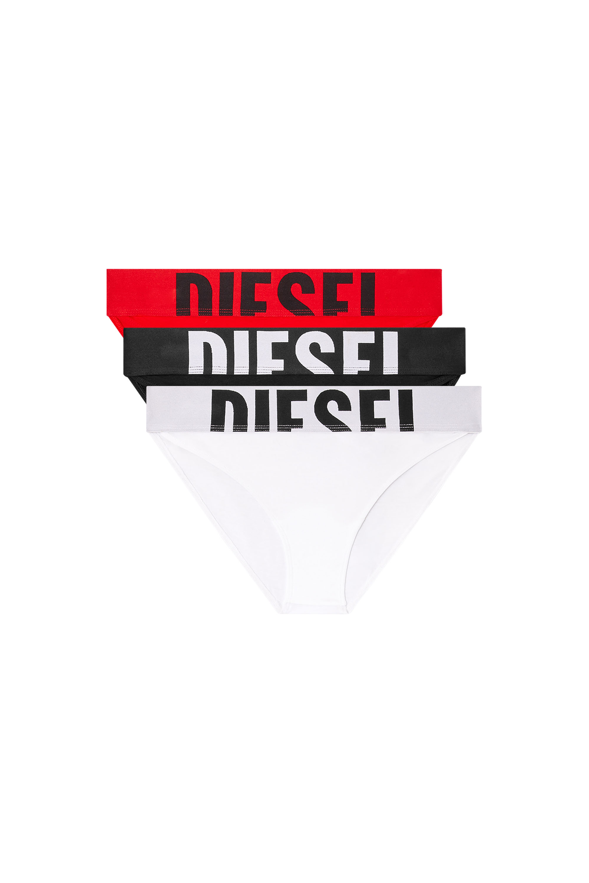 Diesel - LOLA-D-POP-3PACK, Lot de trois culottes avec logo découpé Femme in Polychrome - 1