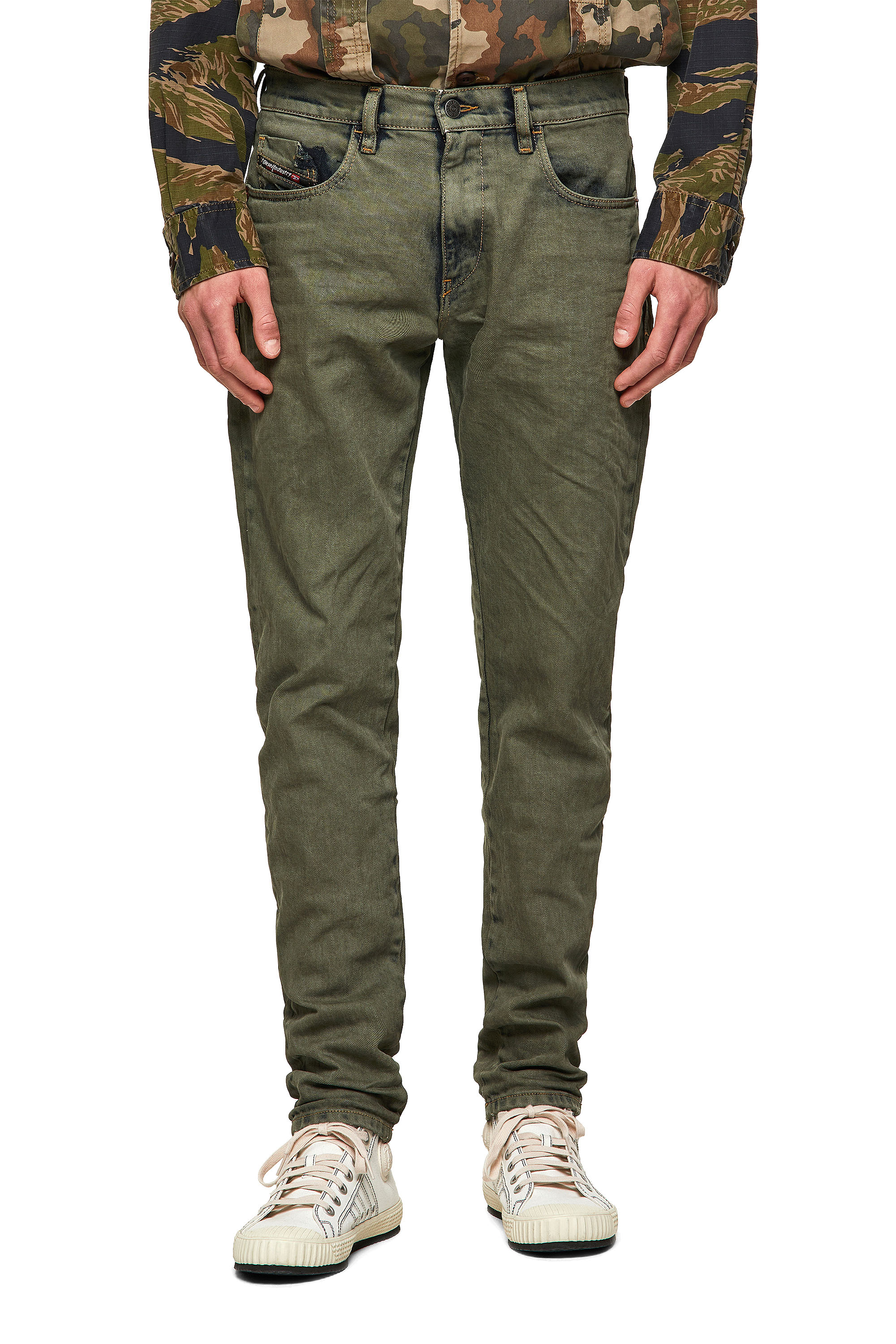 D-Strukt 09A50, Vert Militaire - Jeans