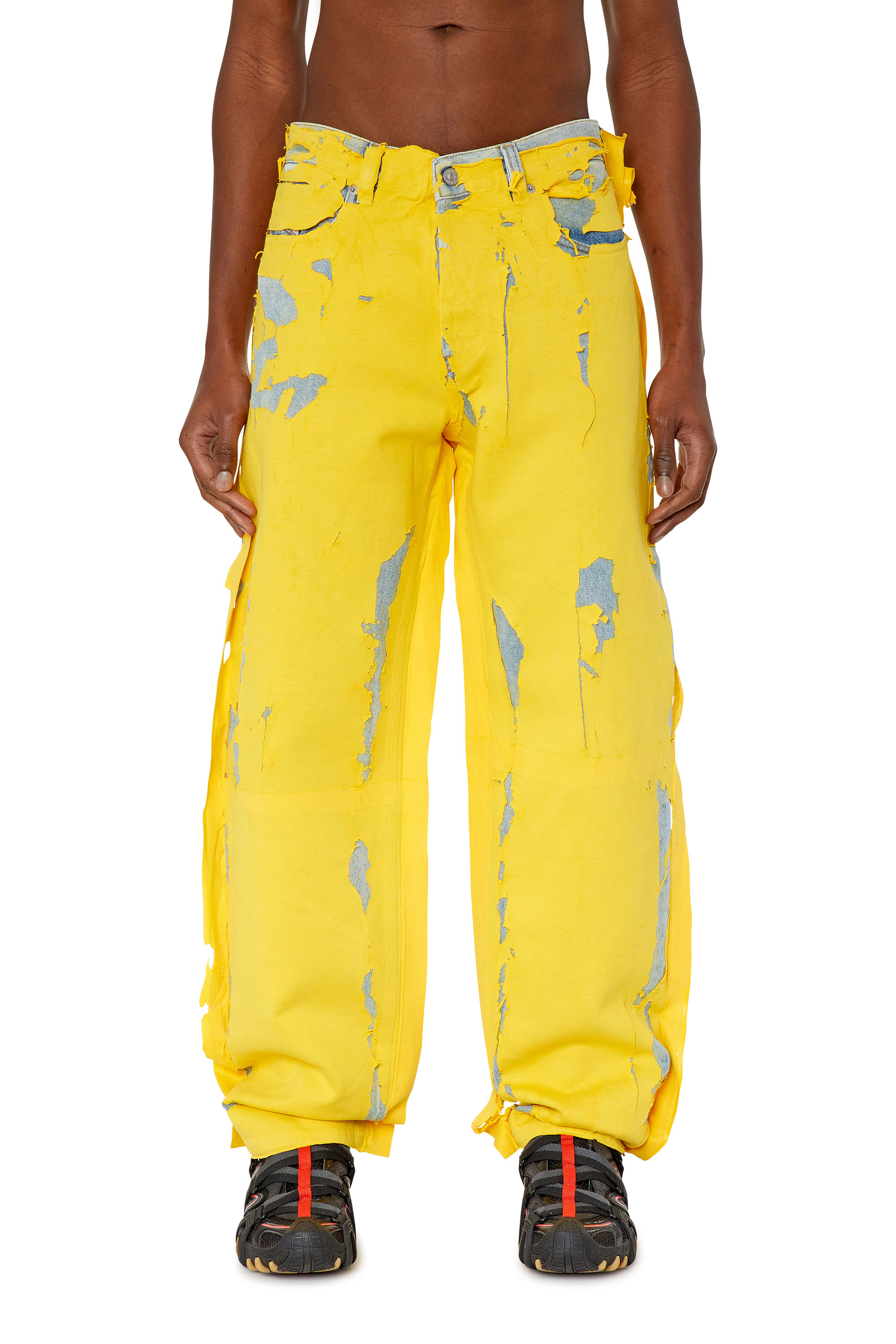 Diesel - 2010 D-Macs 007N8 Straight Jeans, Yellow - Image 1