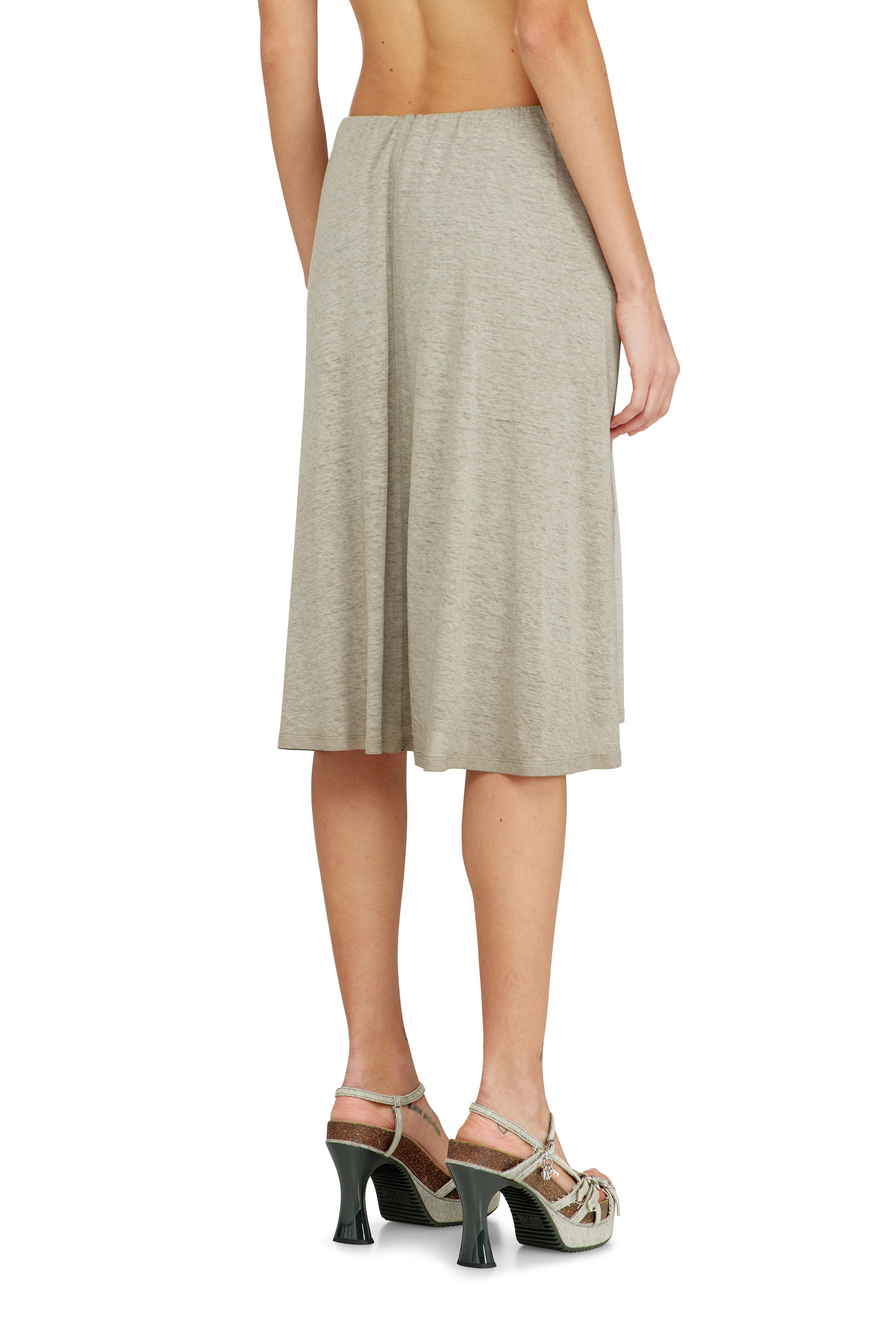 Diesel - P-RALYA, Bermuda in canapa e cotone con dettaglio a portafoglio Donna in ToBeDefined - 3