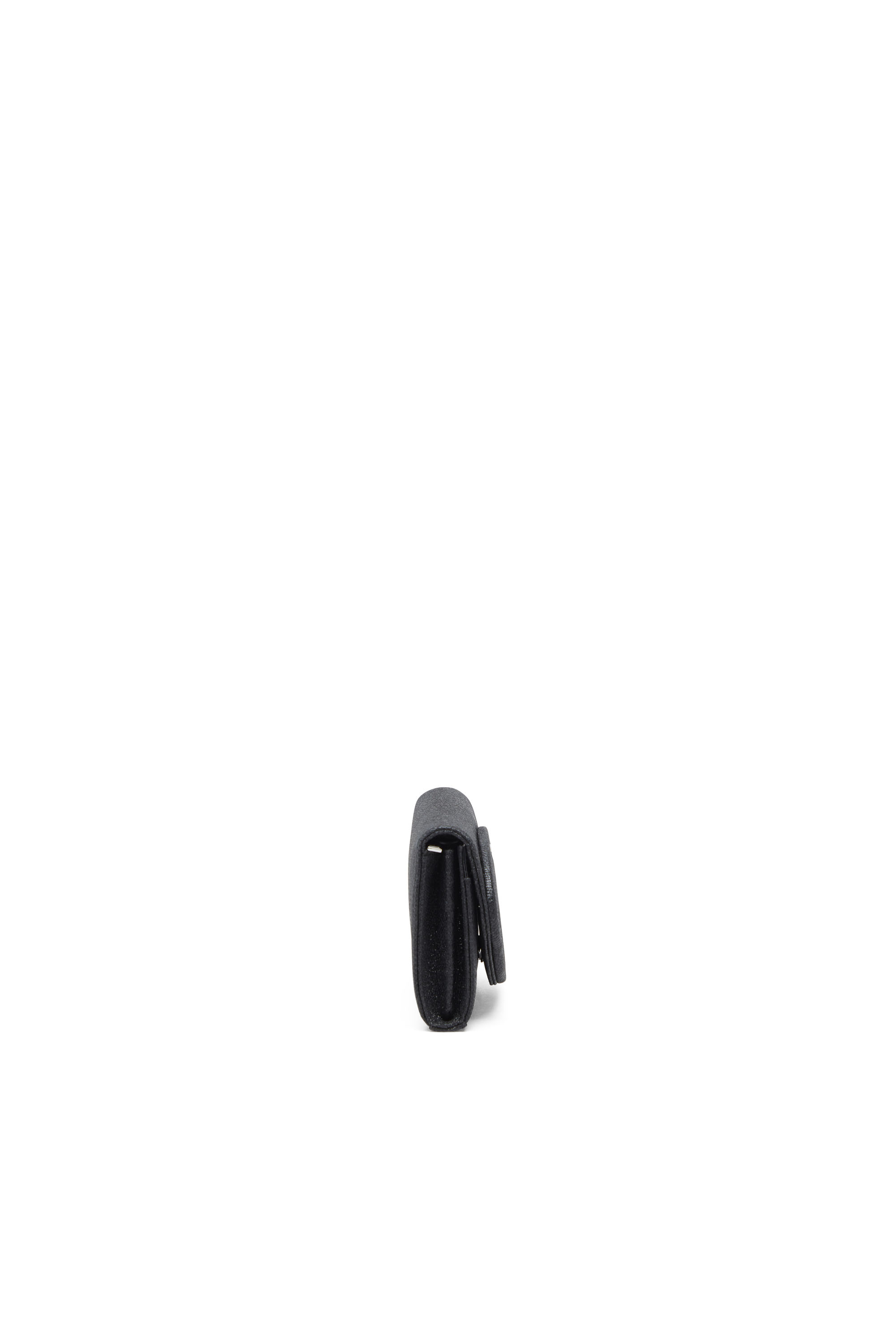 Diesel - 1DR WALLET STRAP, Porte-monnaie en Lurex camouflage à paillettes Femme in Noir - 3