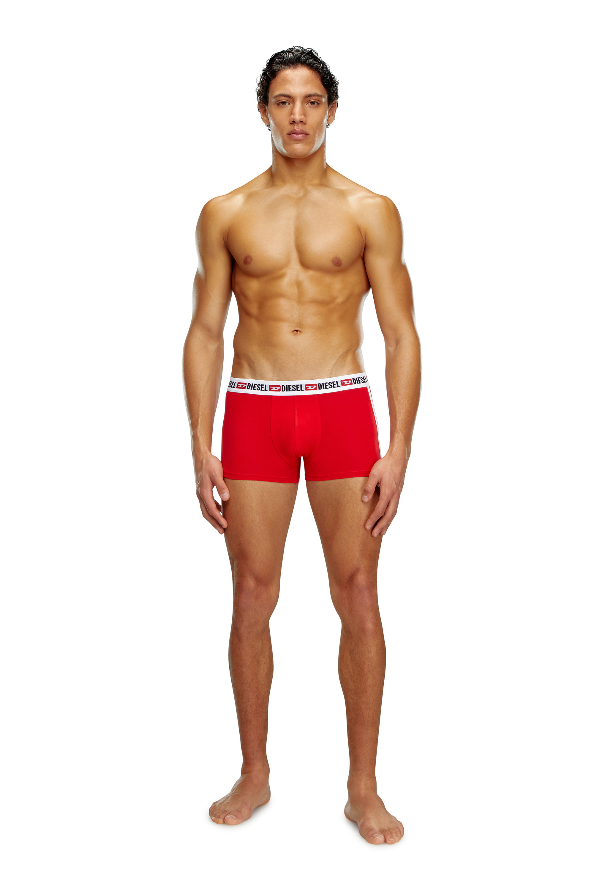 Diesel - UMBX-SHAWNTWOPACK BOXERS, Blu/Rosso - Image 4
