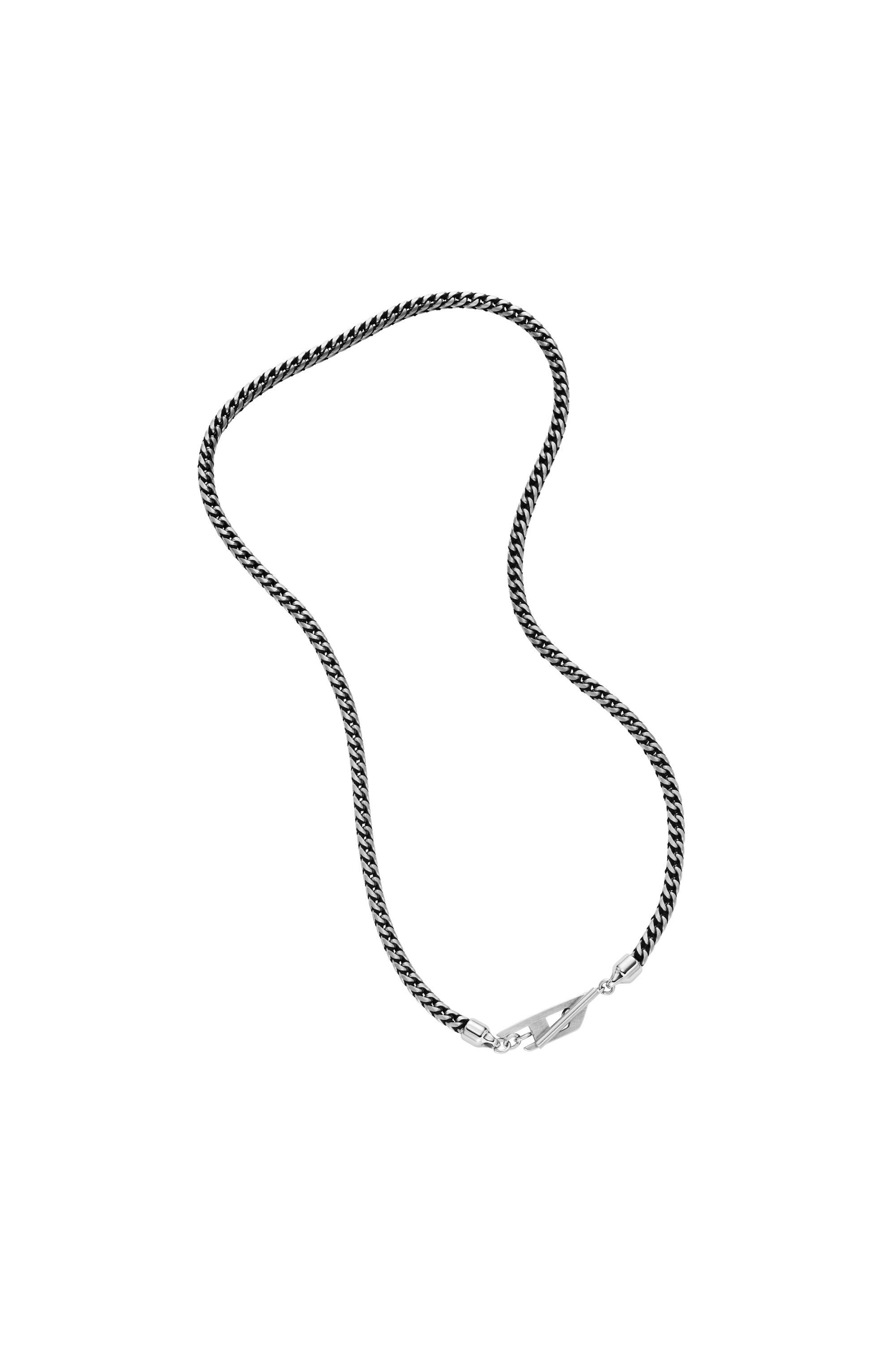 Diesel - DX1552040 JEWEL, Collana a catena in acciaio inossidabile Unisex in Argento - 2