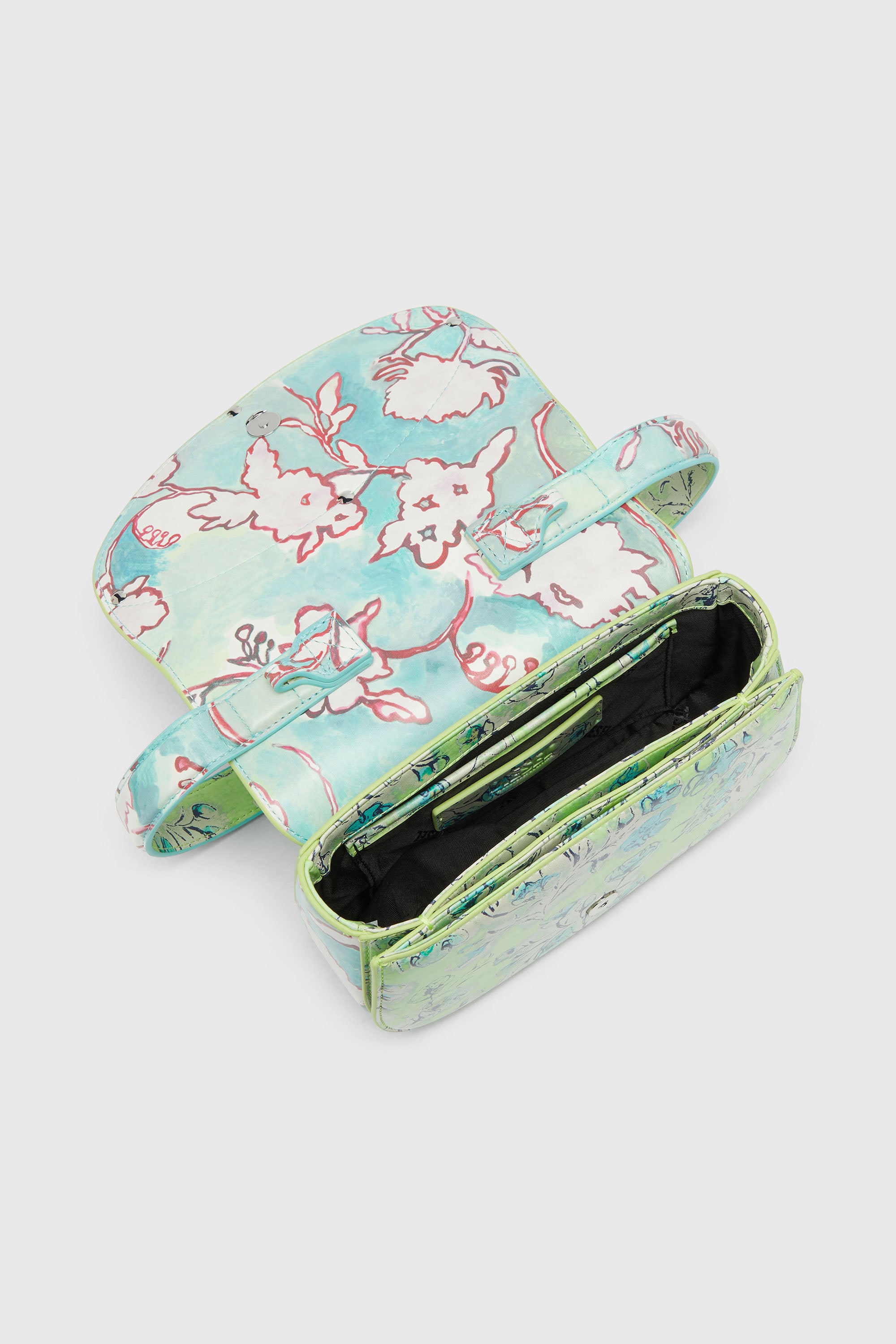 Diesel - 1DR, 1DR-Sac iconique &agrave; motif floral Femme in Vert - 5