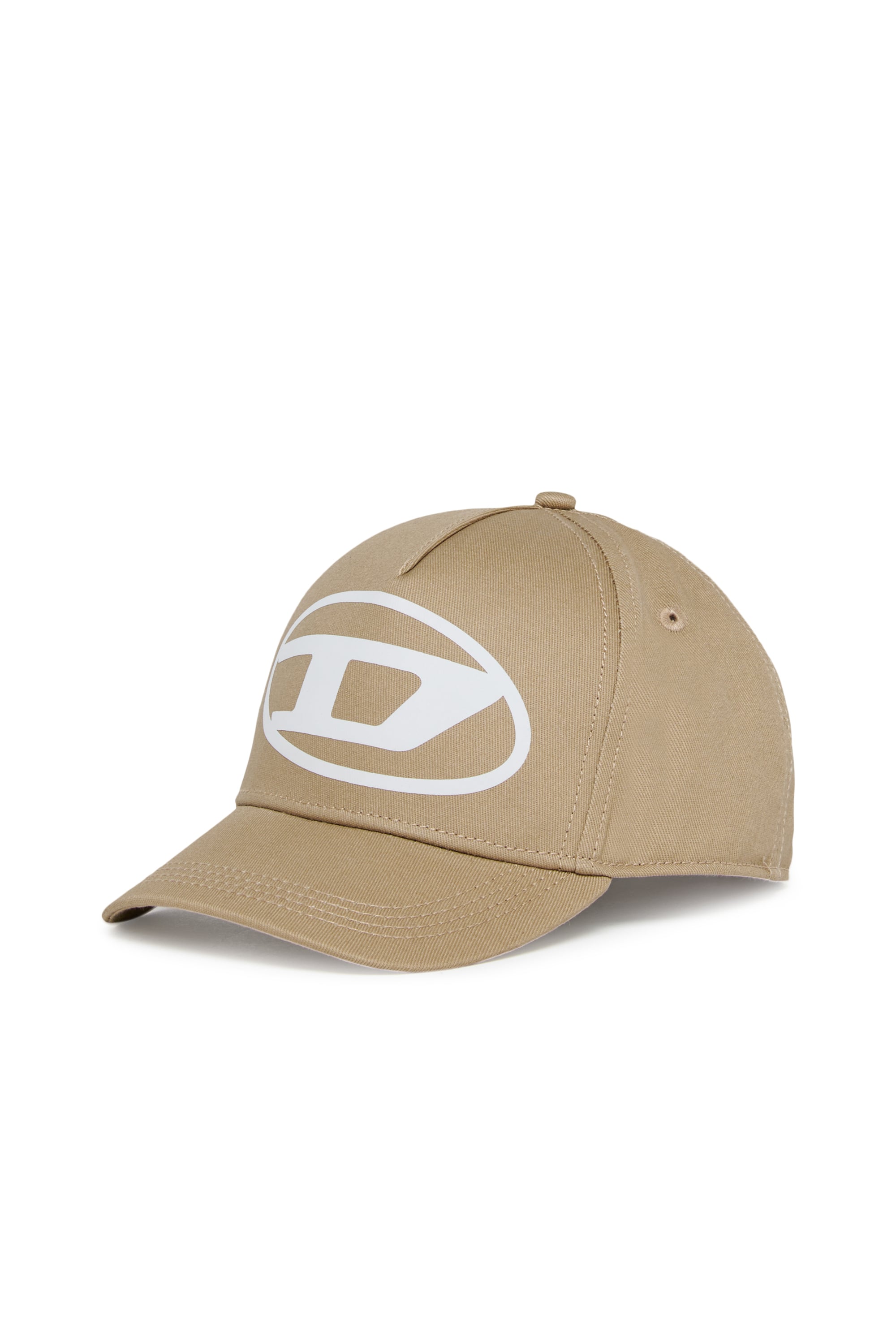 Diesel - FLIMO, Herren Baseballcap mit Oval D Logo-Print in Braun - 1
