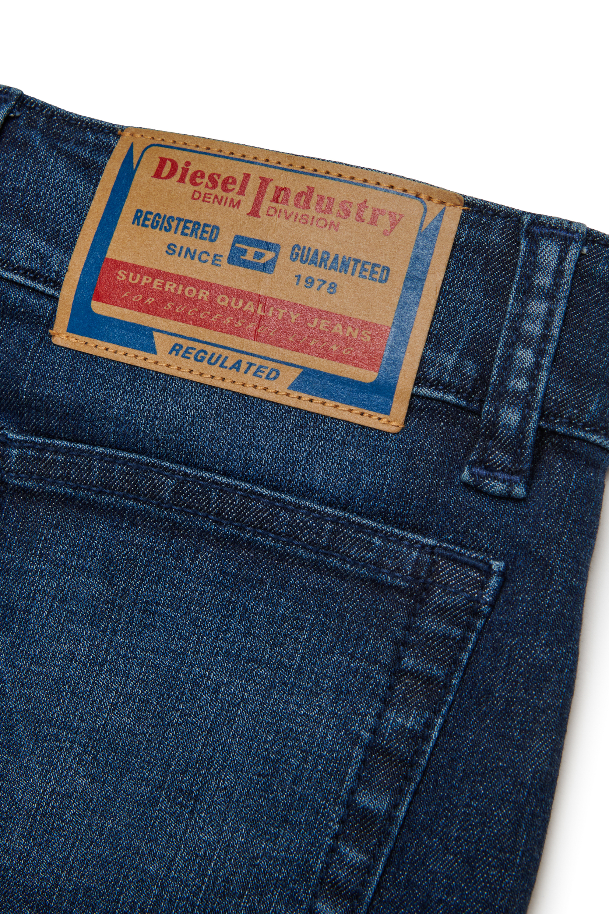 Diesel - GEKI, Damen Baumwollminirock mit aufgesetzten Taschen in Dunkelblau - 4