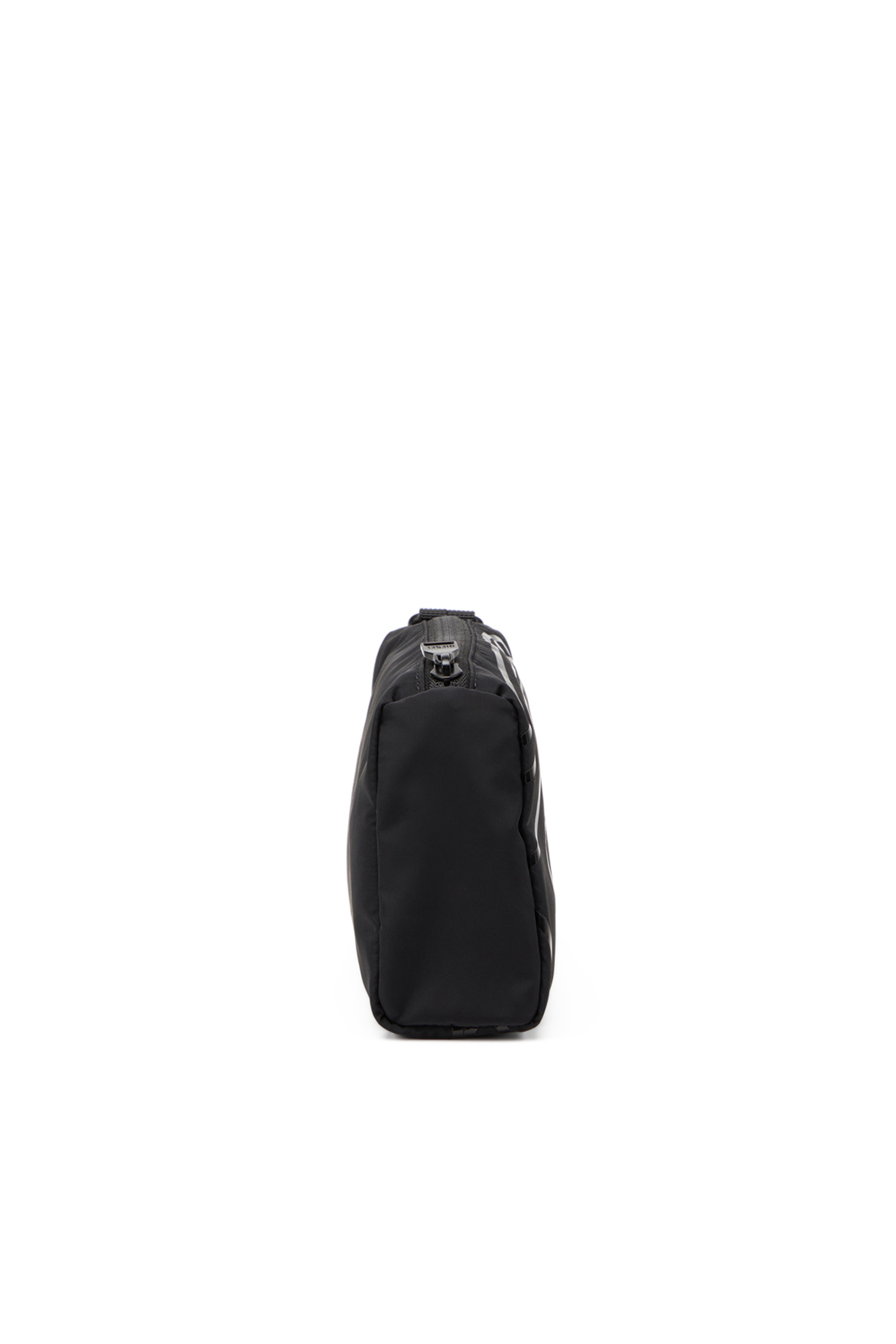 Diesel - DRAPE POUCH, Pochette en nylon avec imprimé Oval D Homme in Noir - 3