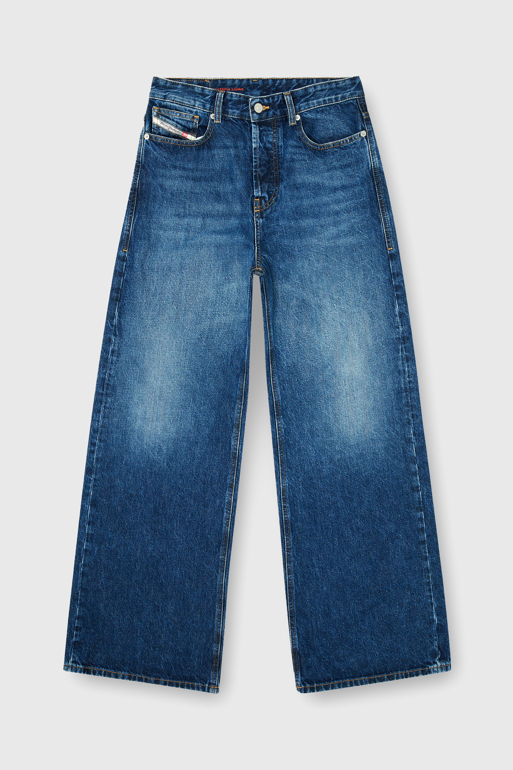 Diesel - Relaxed Jeans 1996 D-Sire 09I27 Mixte, Bleu Fonc&eacute; - Image 2