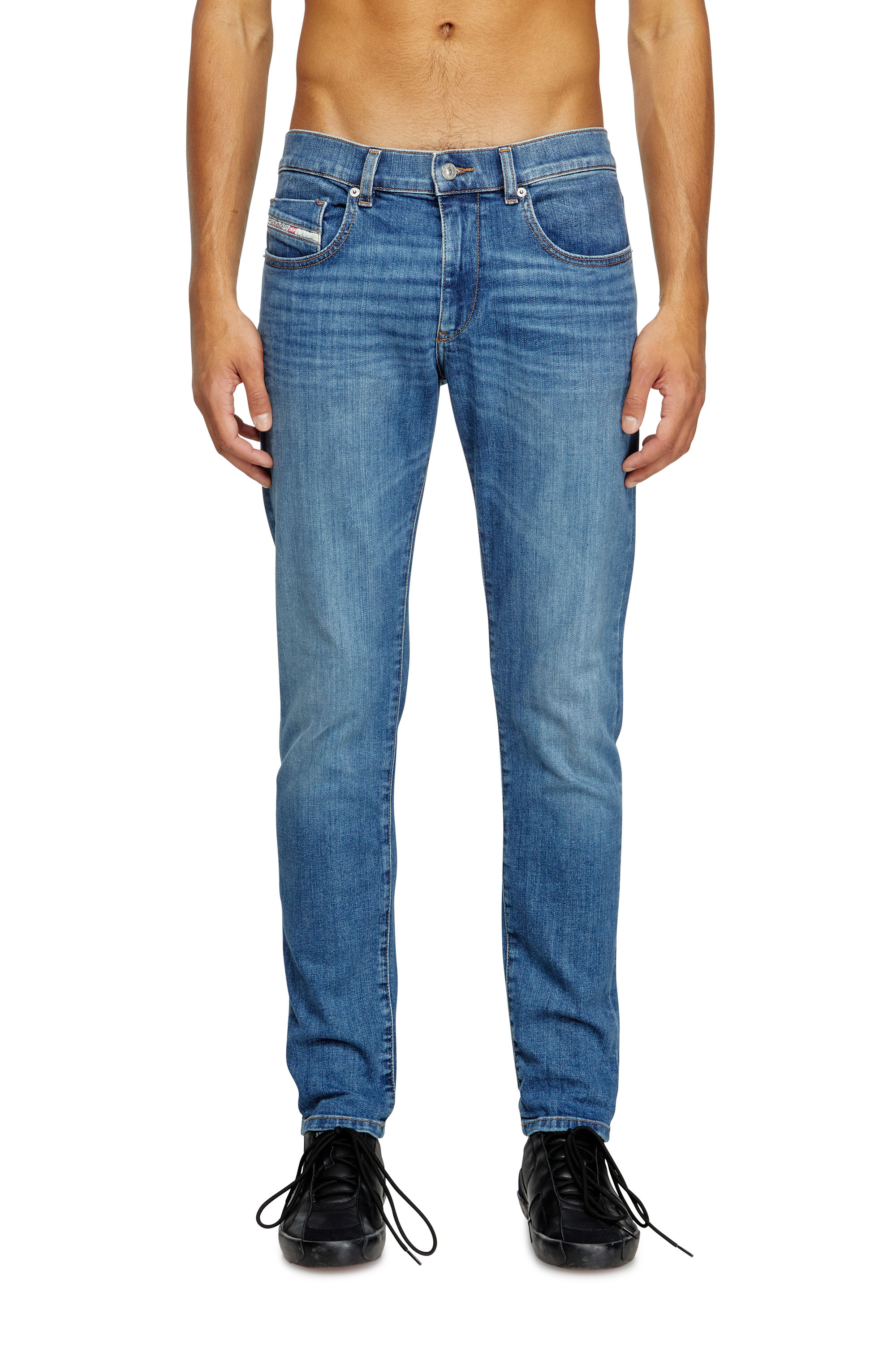 Slim Jeans 2019 D-Strukt 0KIAL, Hellblau Diesel - Herren Slim Jeans 2019 D-Strukt 0KIAL, Hellblau - 3