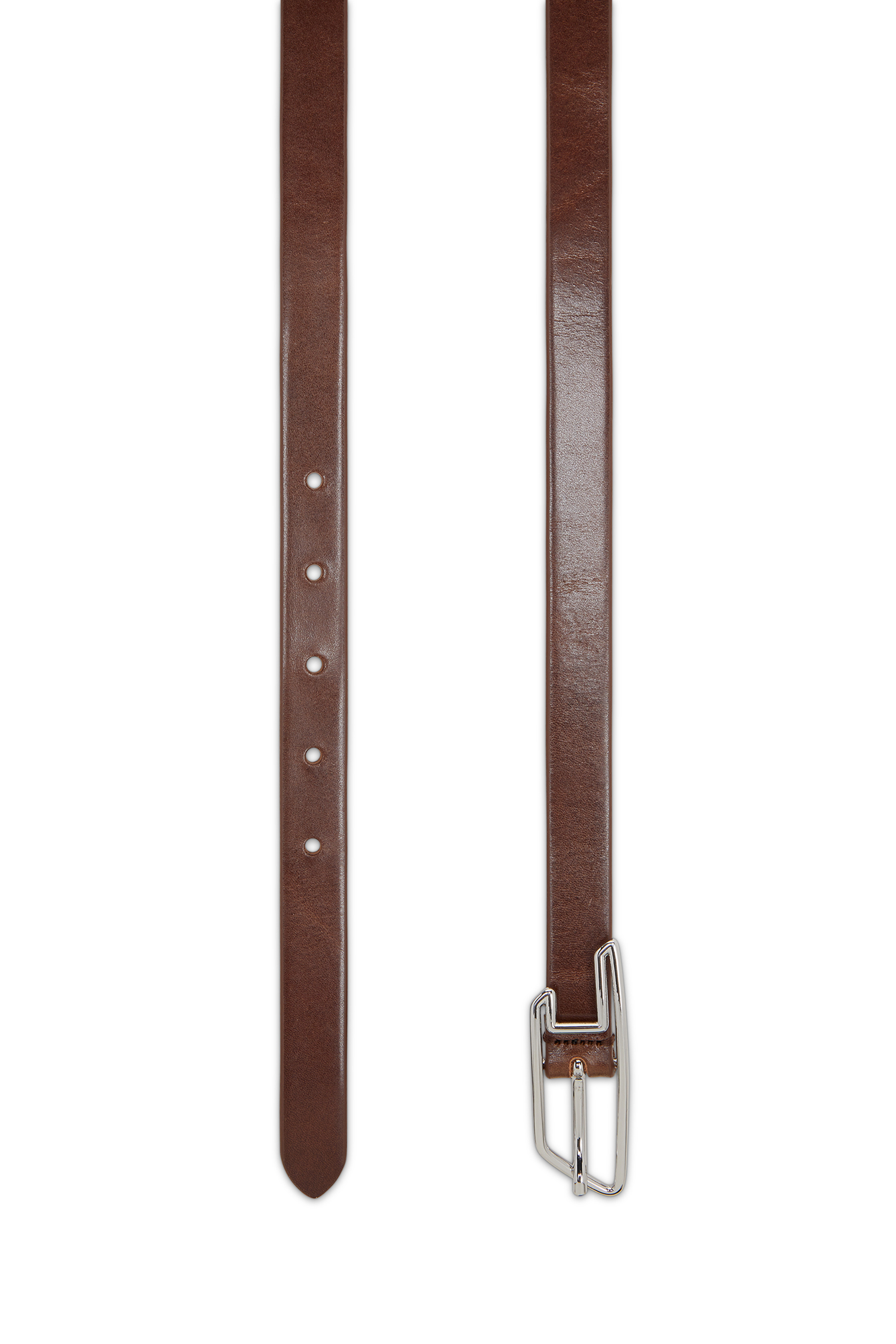 Diesel - B-D LINE W 20, Damen 2 cm G&uuml;rtel aus Pull-up-Leder in Braun - 2