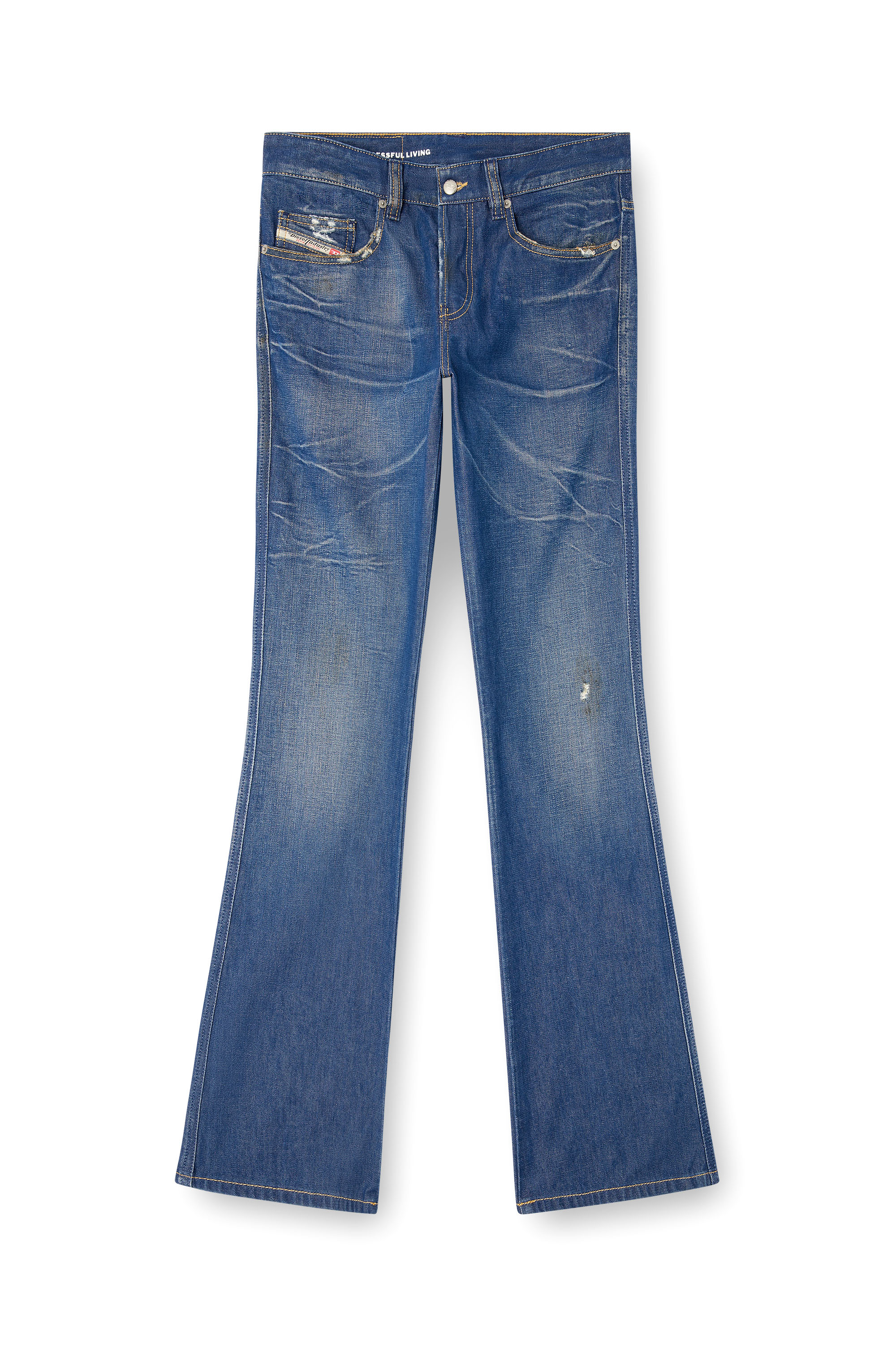 Diesel - Bootcut Jeans 1998 D-Buck 09M60 Uomo, Blu Scuro - Image 3