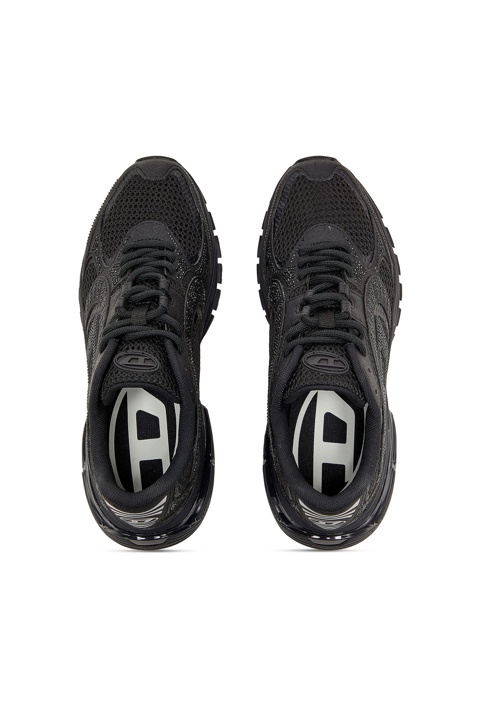Diesel - S-PRO-V-DENSE LOW W, S-Pro-V-Dense - Sneakers in mesh con cristalli Donna in Nero - 4
