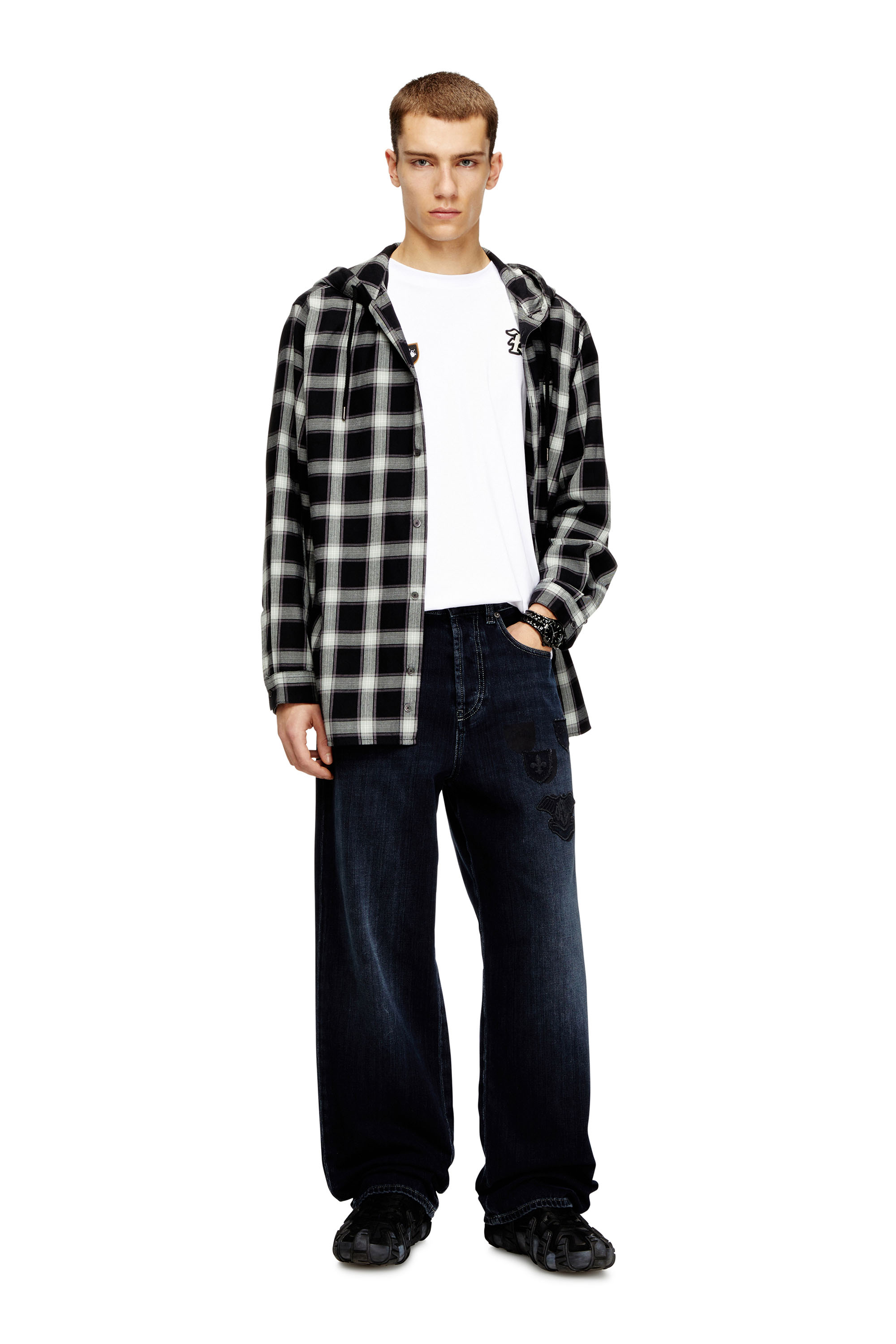 Diesel - Relaxed Jeans 2001 D-Macro 09Q19 Homme, Bleu Foncé - Image 2