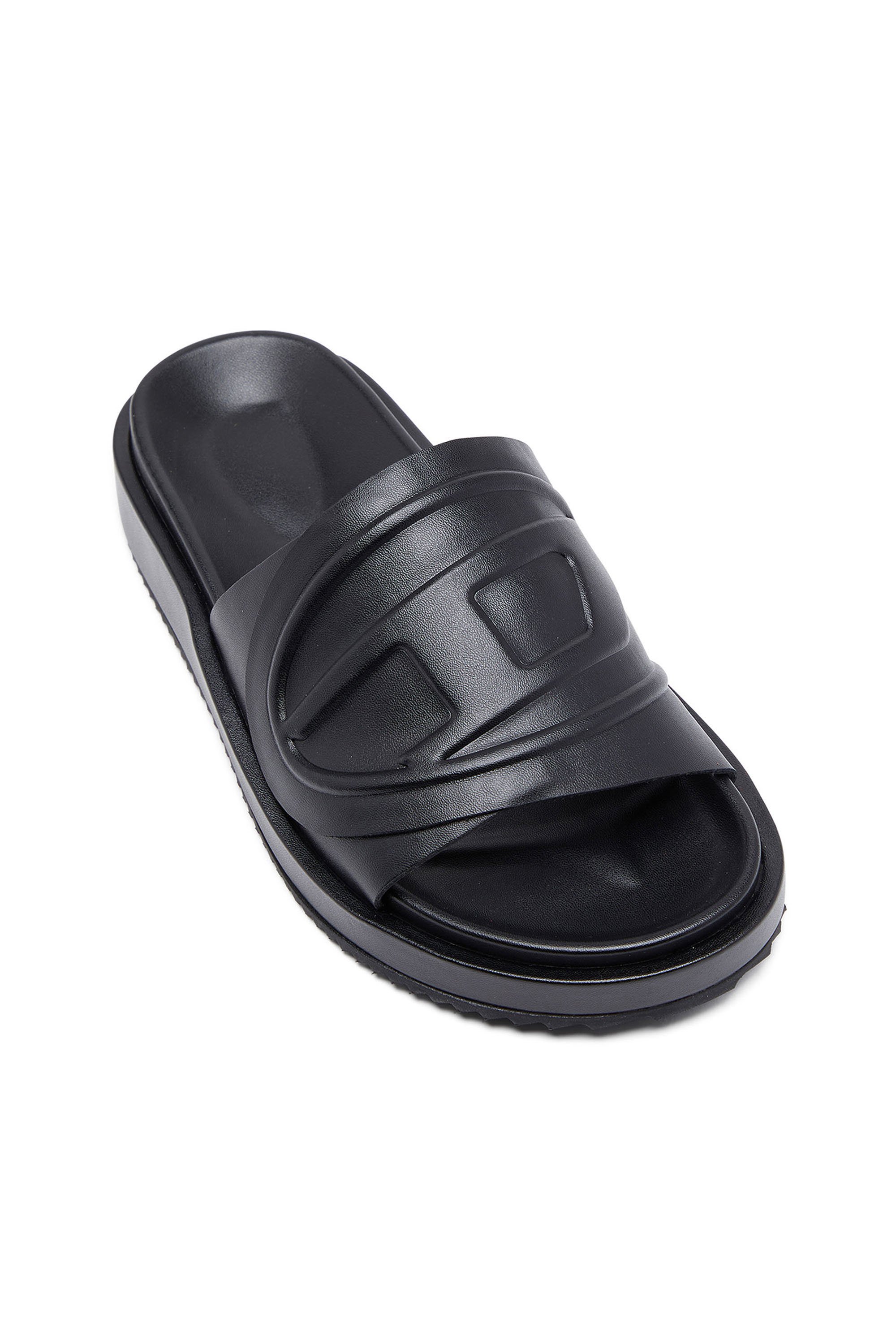 Diesel - SA-SLIDE D OVAL W, Sa-Slide D-Slide con fascia Oval D Donna in Nero - 7