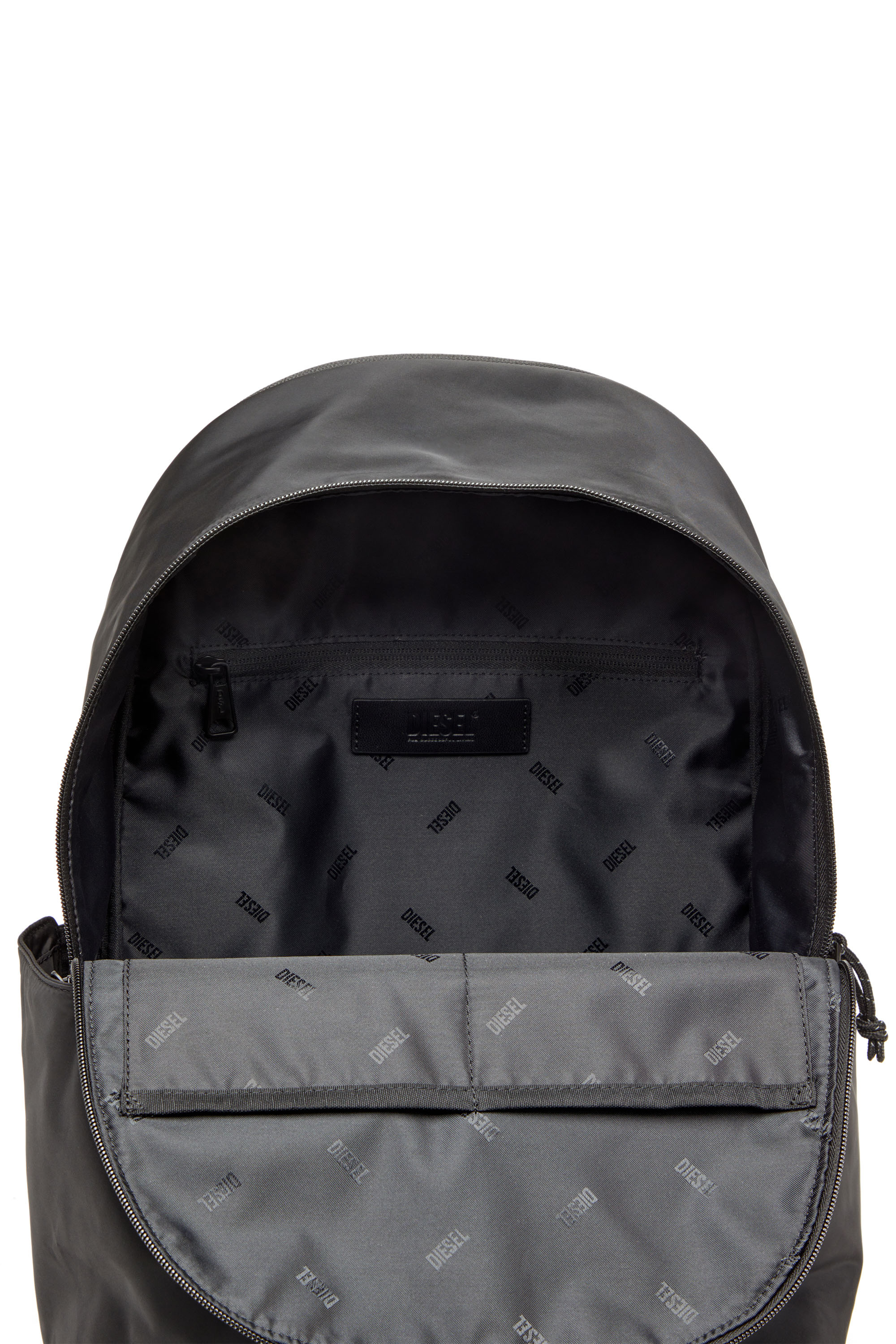Diesel - D-PACK BACKPACK X, Herren D-Pack-Rucksack aus Satin-Touch-Stoff in Schwarz - 3