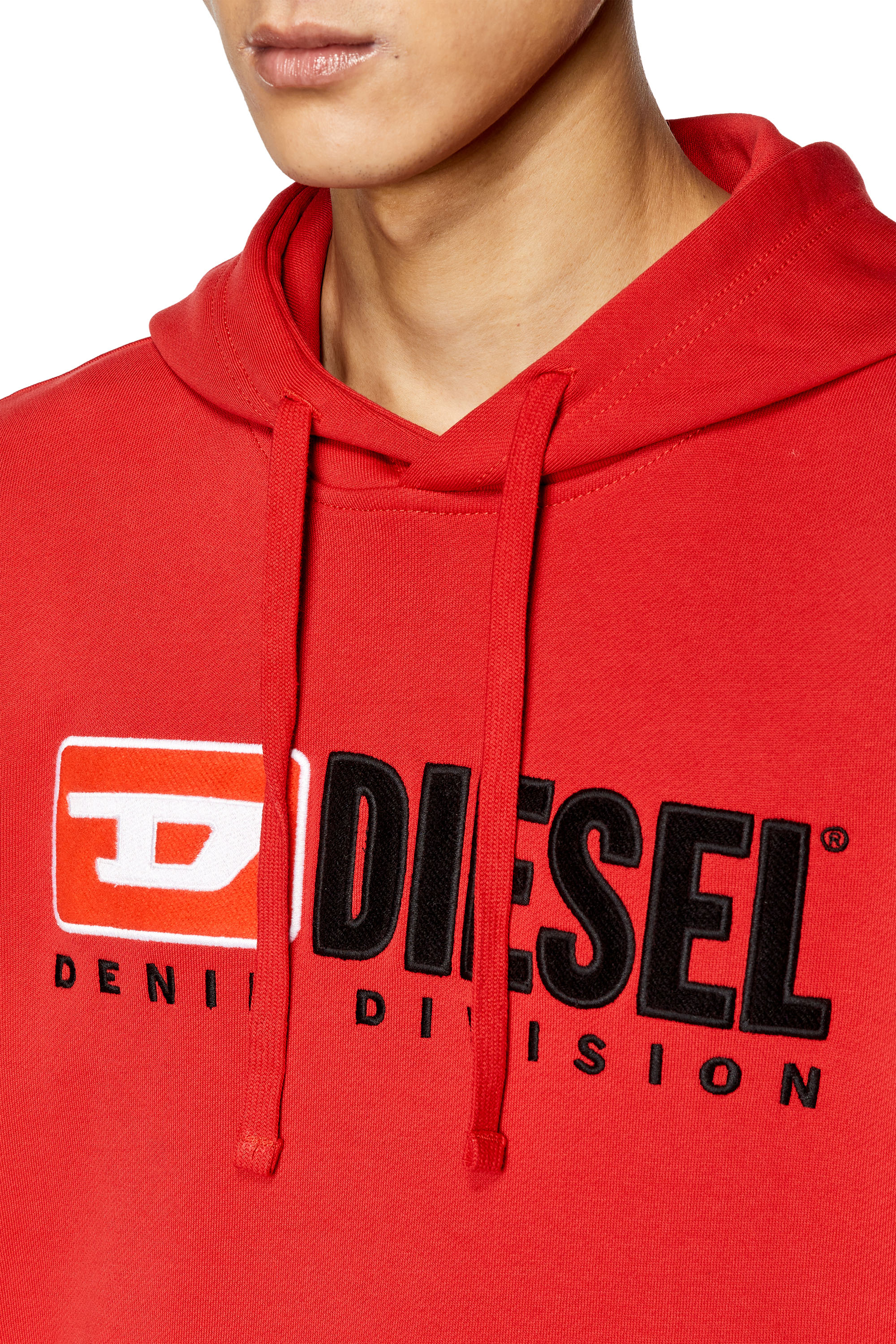 Diesel - S-GINN-HOOD-DIV, Kirschrot - Image 5