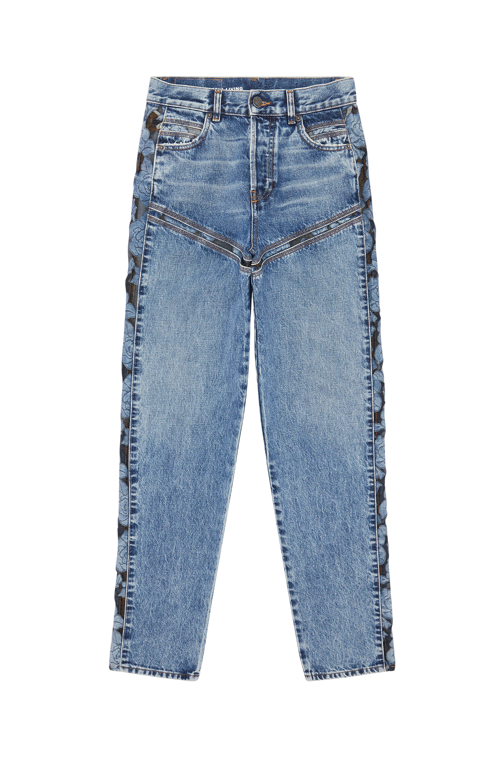 Diesel - D-Pilut 007J3 Straight Jeans, Medium blue - Image 6