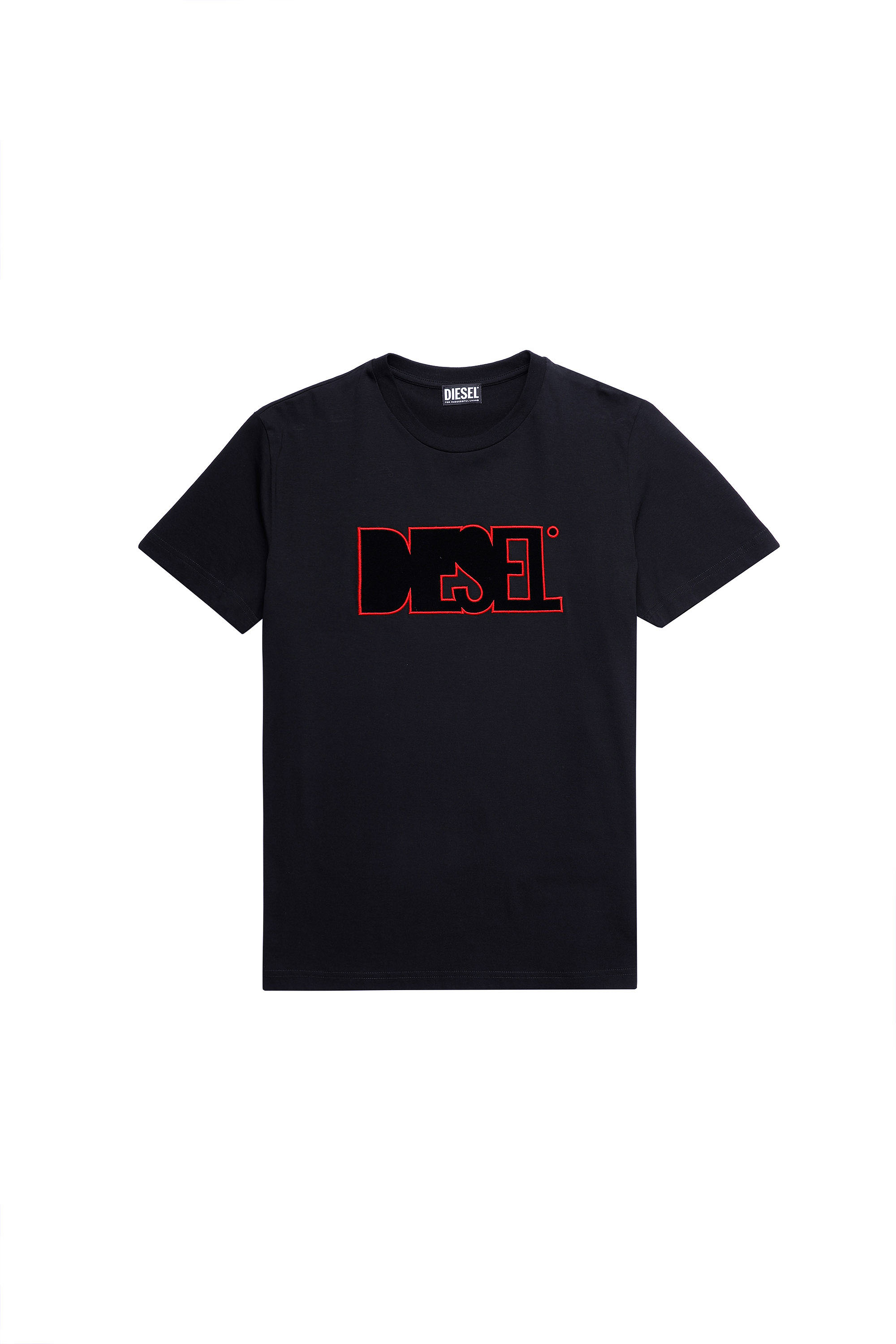 T-DIEGOS-B8, Nero/Rosso - T-Shirts