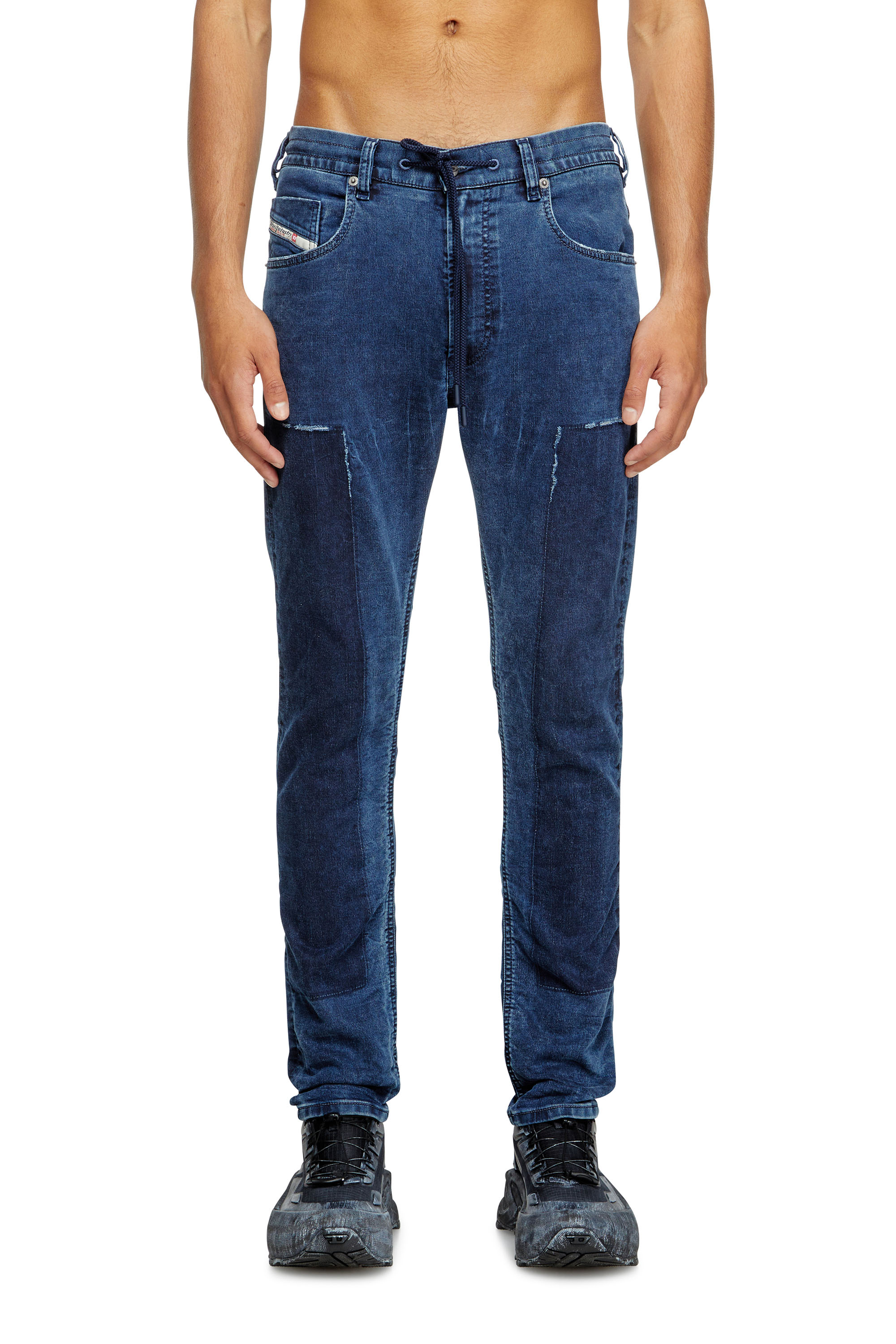 Diesel - Herren Regular 2030 D-Krooley Joggjeans® 09M36, Dunkelblau - 1