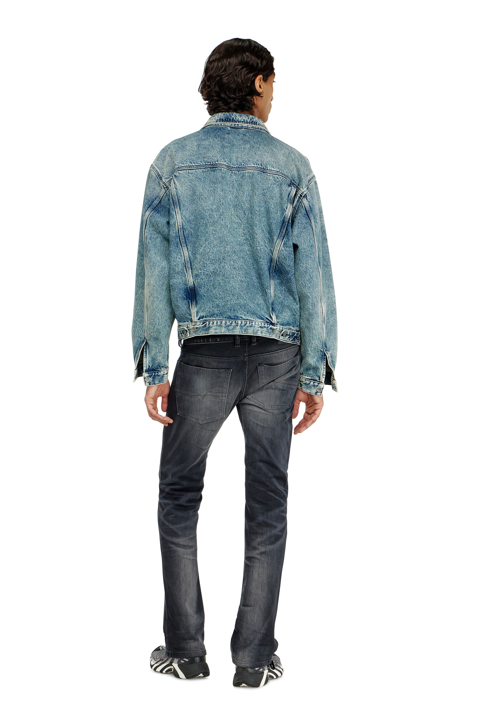 Diesel - Herren Bootcut Jeans 2007 Zatiny 09P38, Schwarz/Dunkelgrau - 4