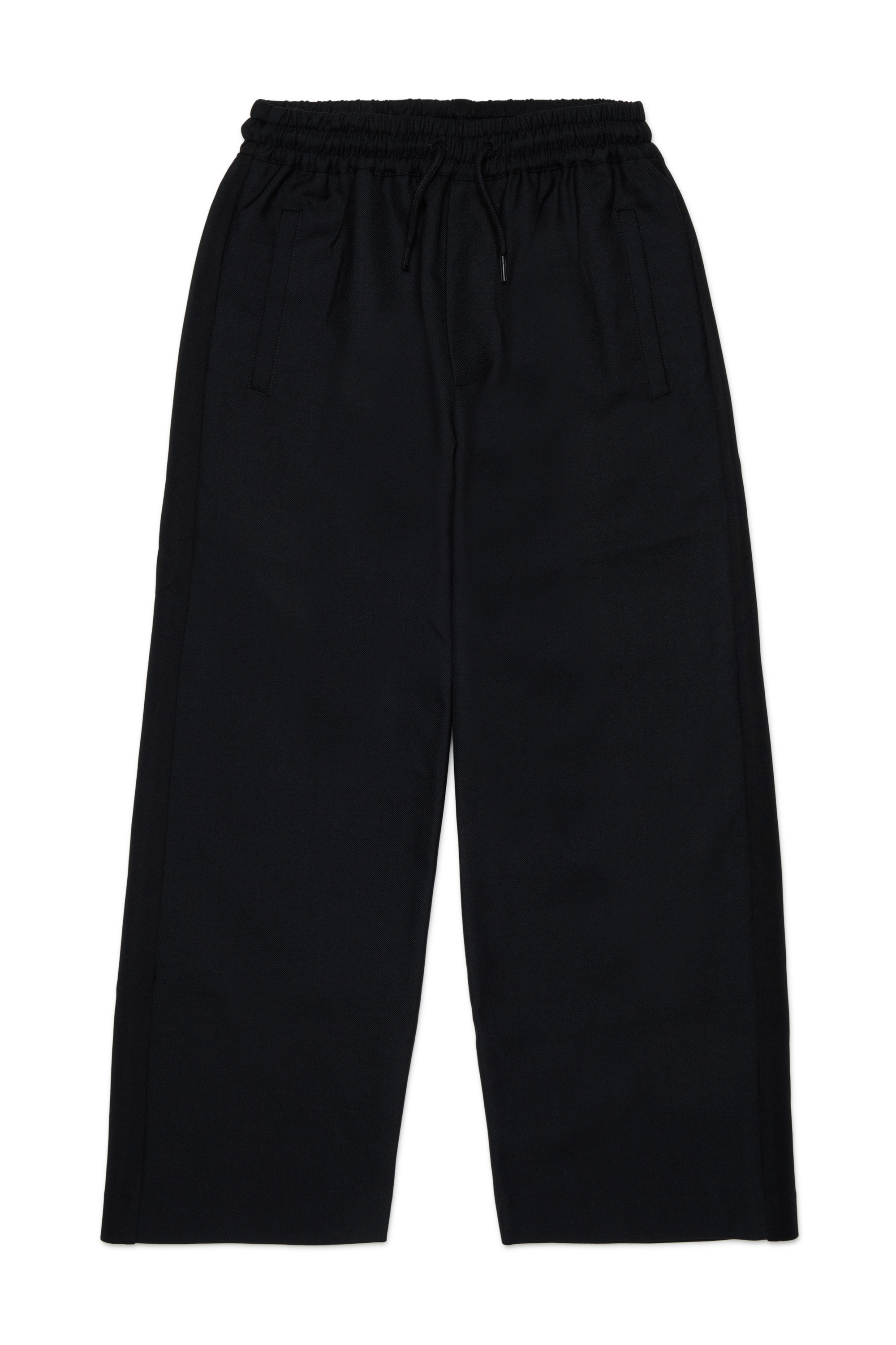 Diesel - PREBON, Pantaloni da tuta in misto lana Uomo in Nero - 1
