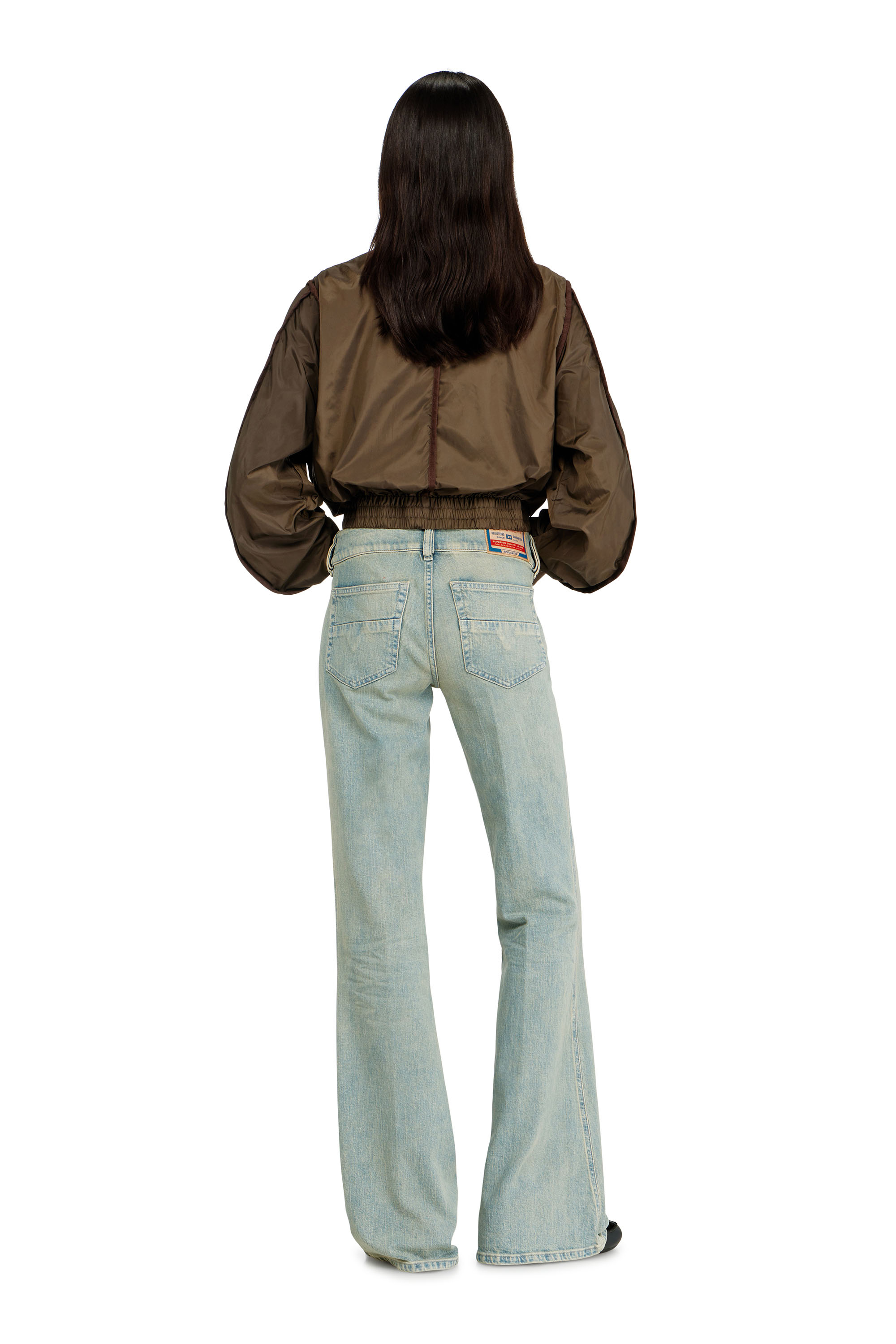 Diesel - Bootcut Jeans D-Hush 09N33 Donna, Blu medio - Image 3