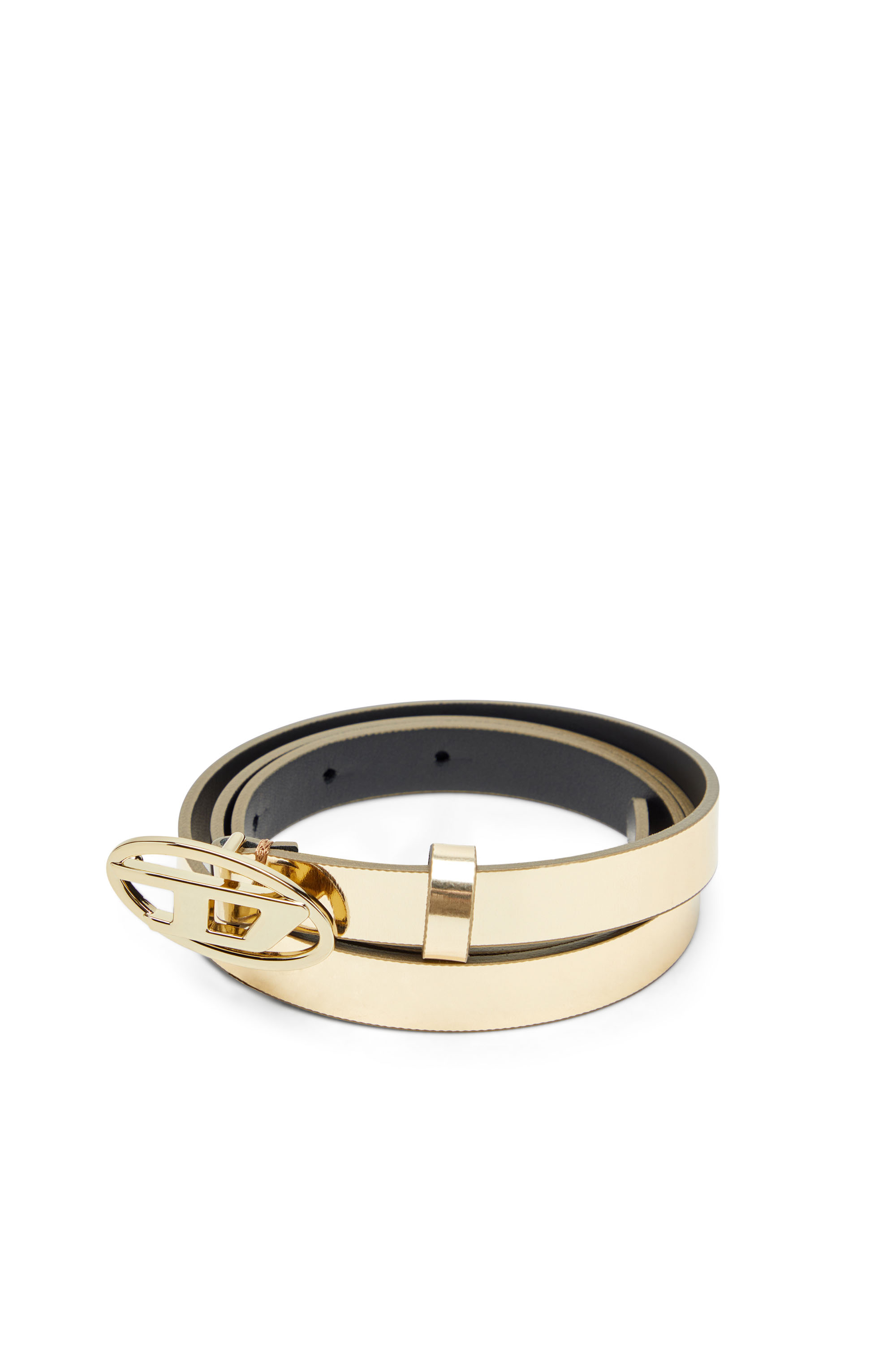 Diesel - B-1DR 15, Ceinture de 1,5 cm avec finition métallisée effet miroir Femme in ToBeDefined - 3