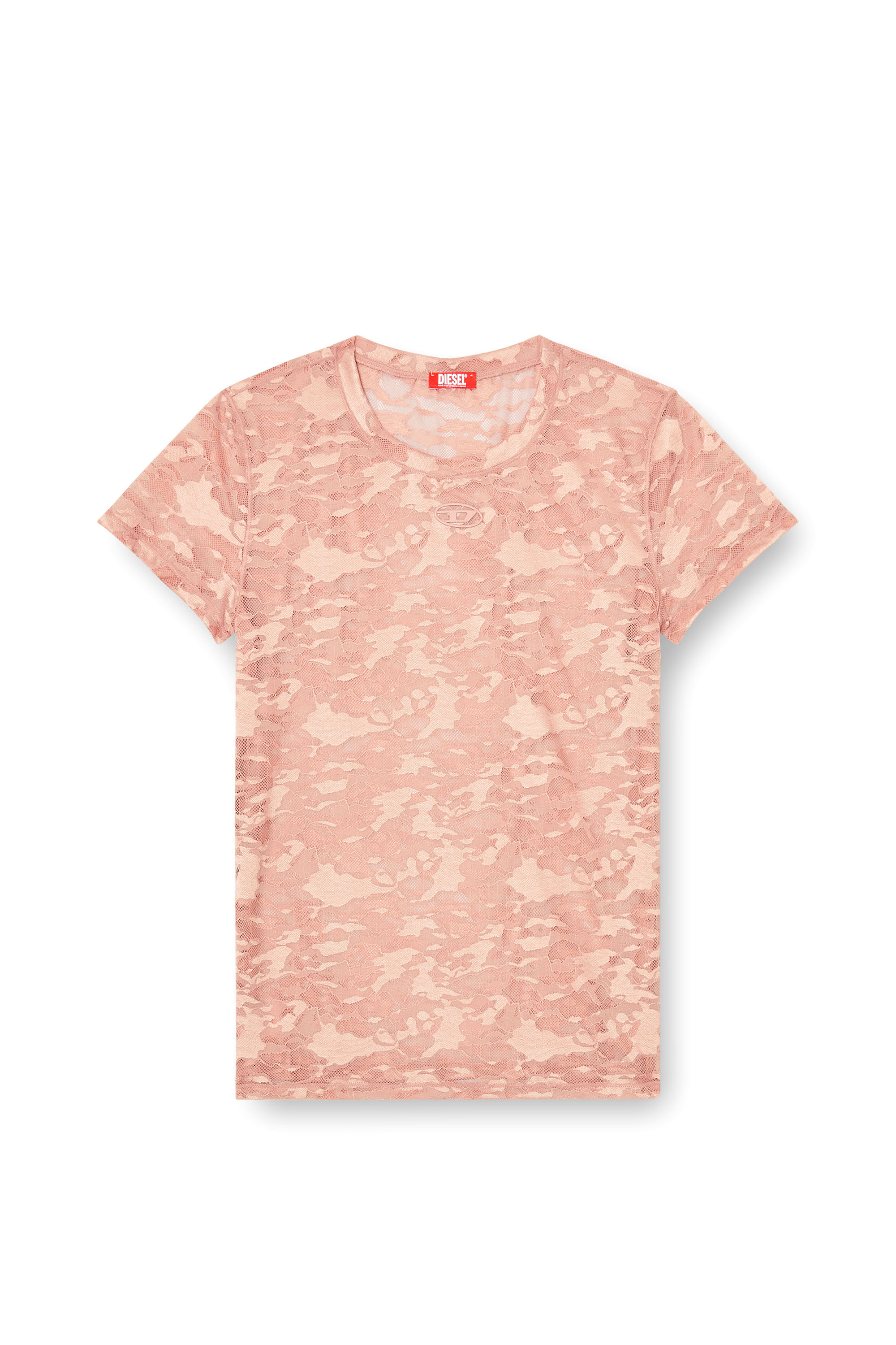 Diesel - KASIA-UTLT, T-shirt in pizzo camouflage Donna in ToBeDefined - 4