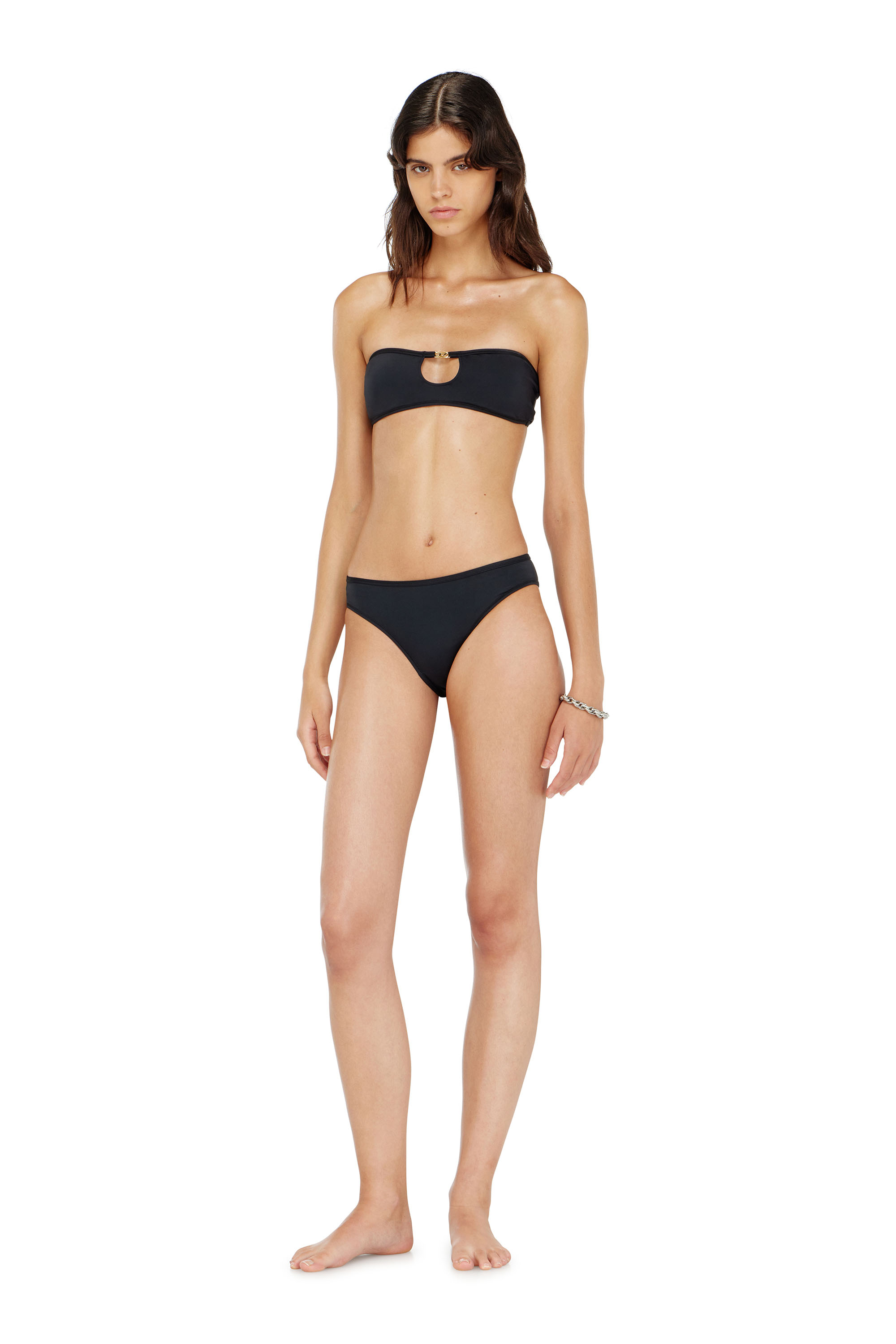 Diesel - SHIRLEY-UTLT, Damen Brazilian-Slips aus Nylon mit Oval D-Detail in null - 1